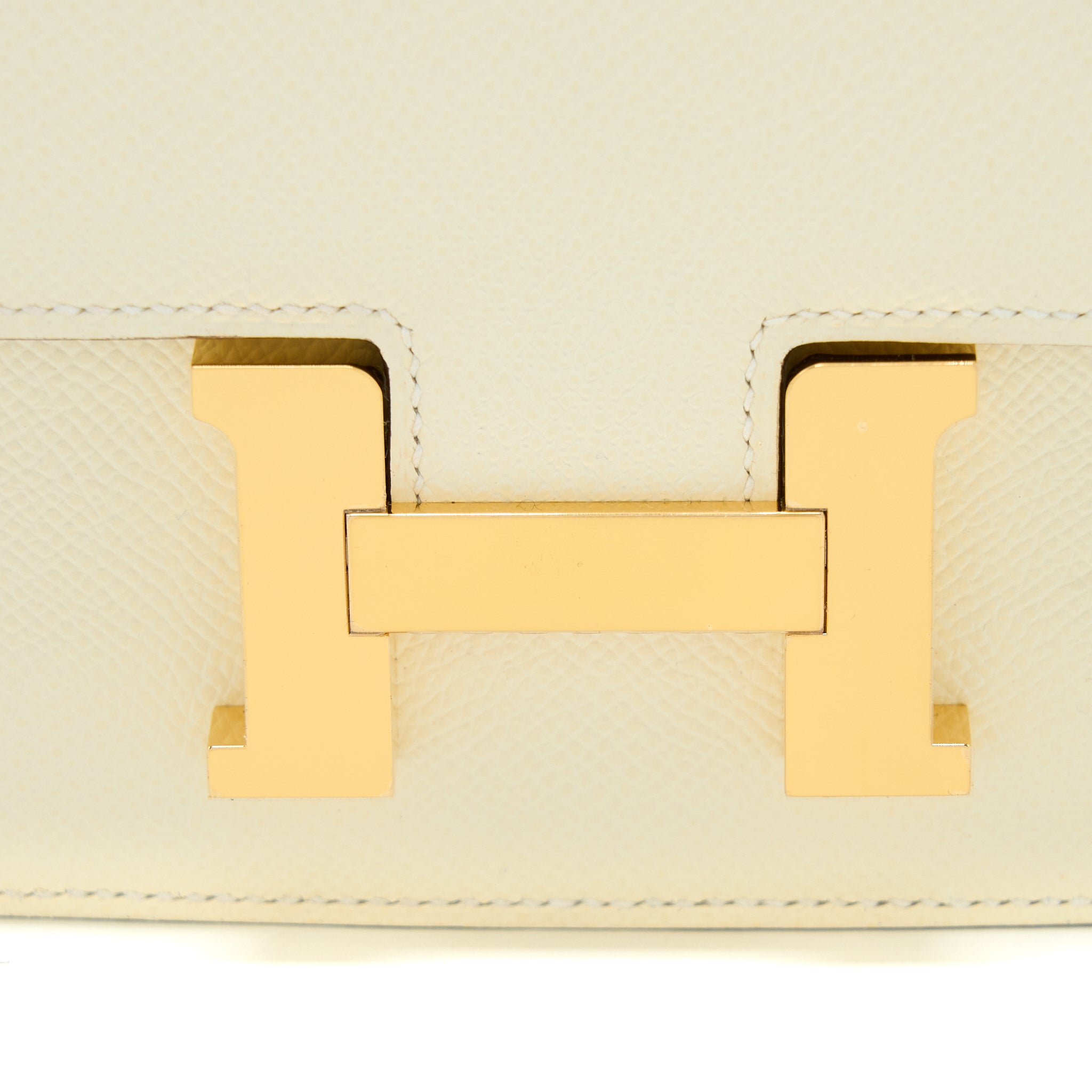 HERMES MINI CONSTANCE EPSOM NATA GHW