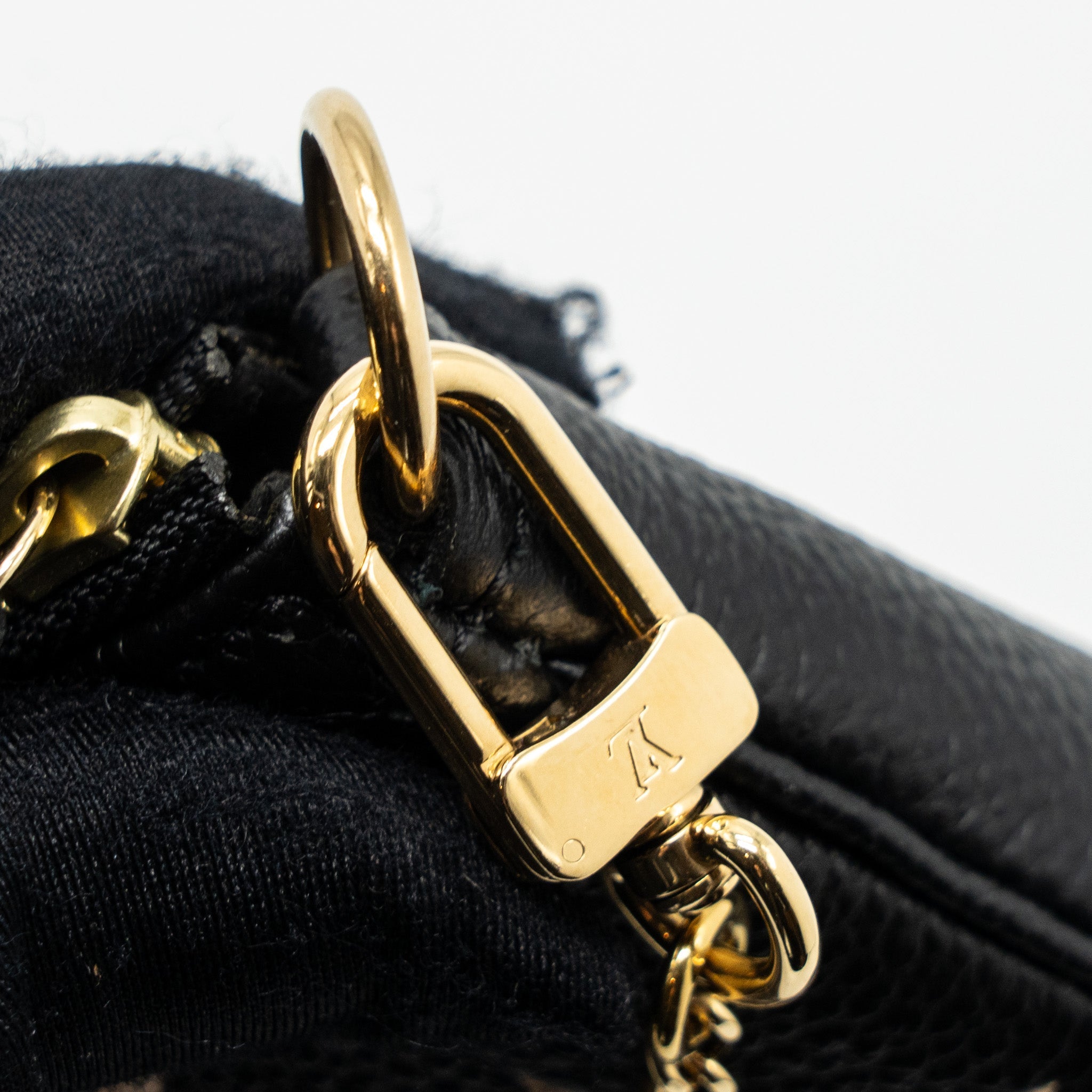 LOUIS VUITTON MINI POCHETTE ACCESSORIES BICOLOUR MONOGRAM EMPREINTE LEATHER GHW (NEW VERSION)