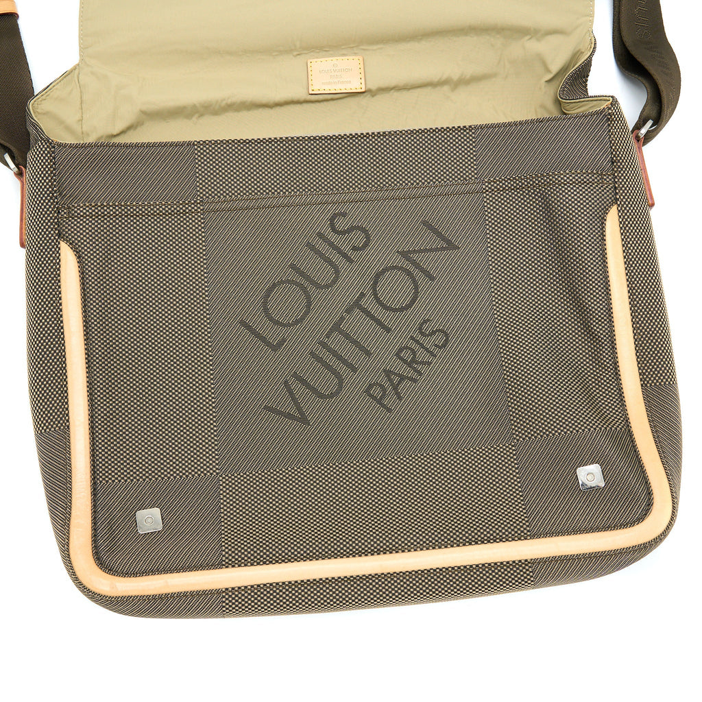 LOUIS VUITTON MESSENGER BAG FABRIC/BEIGE LEATHER MULTICOLOUR GHW