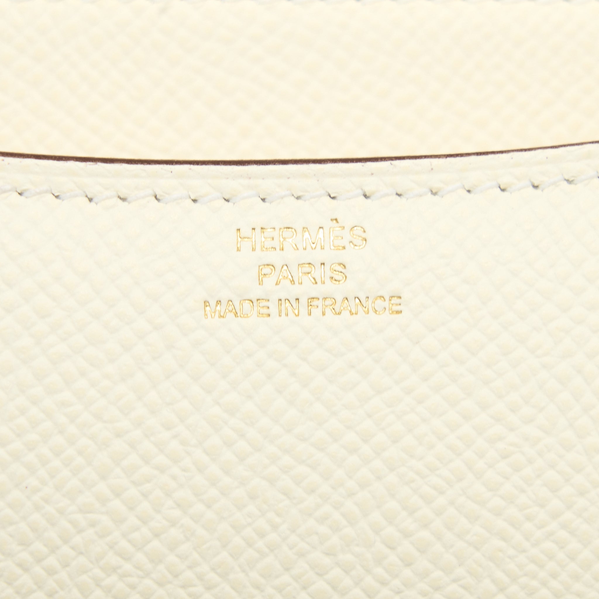 HERMES MINI CONSTANCE EPSOM NATA GHW