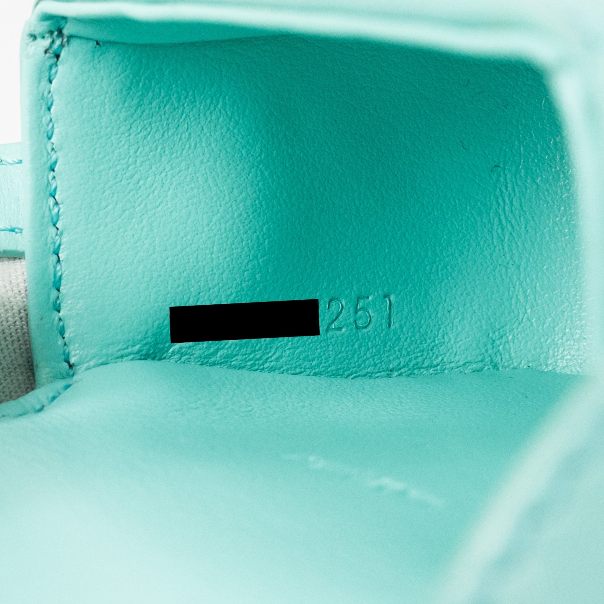 CELINE MINI CLAUDE SHINY CALFSKIN BLUE GHW