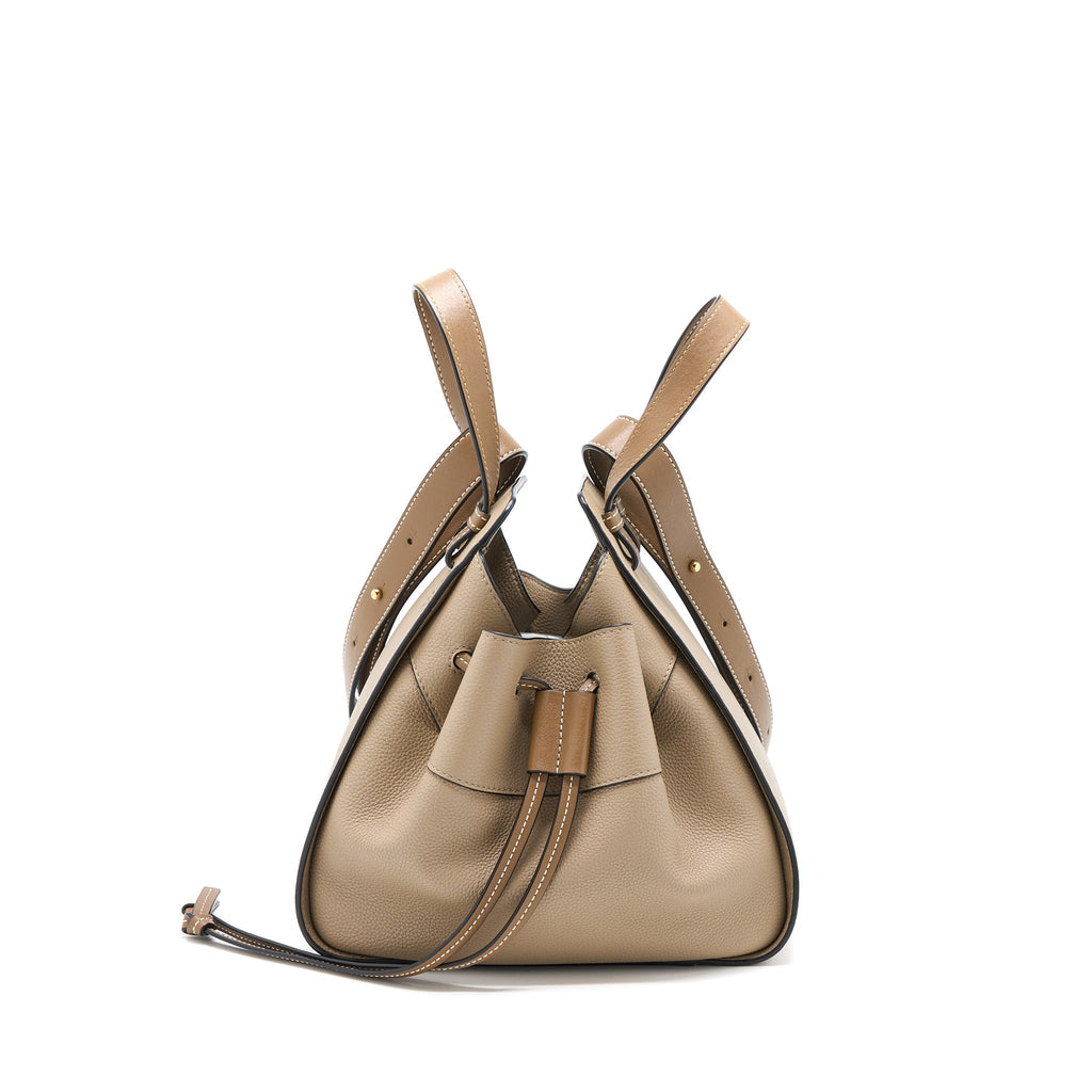LOEWE SMALL HAMMOCK CALFSKIN SAND GHW