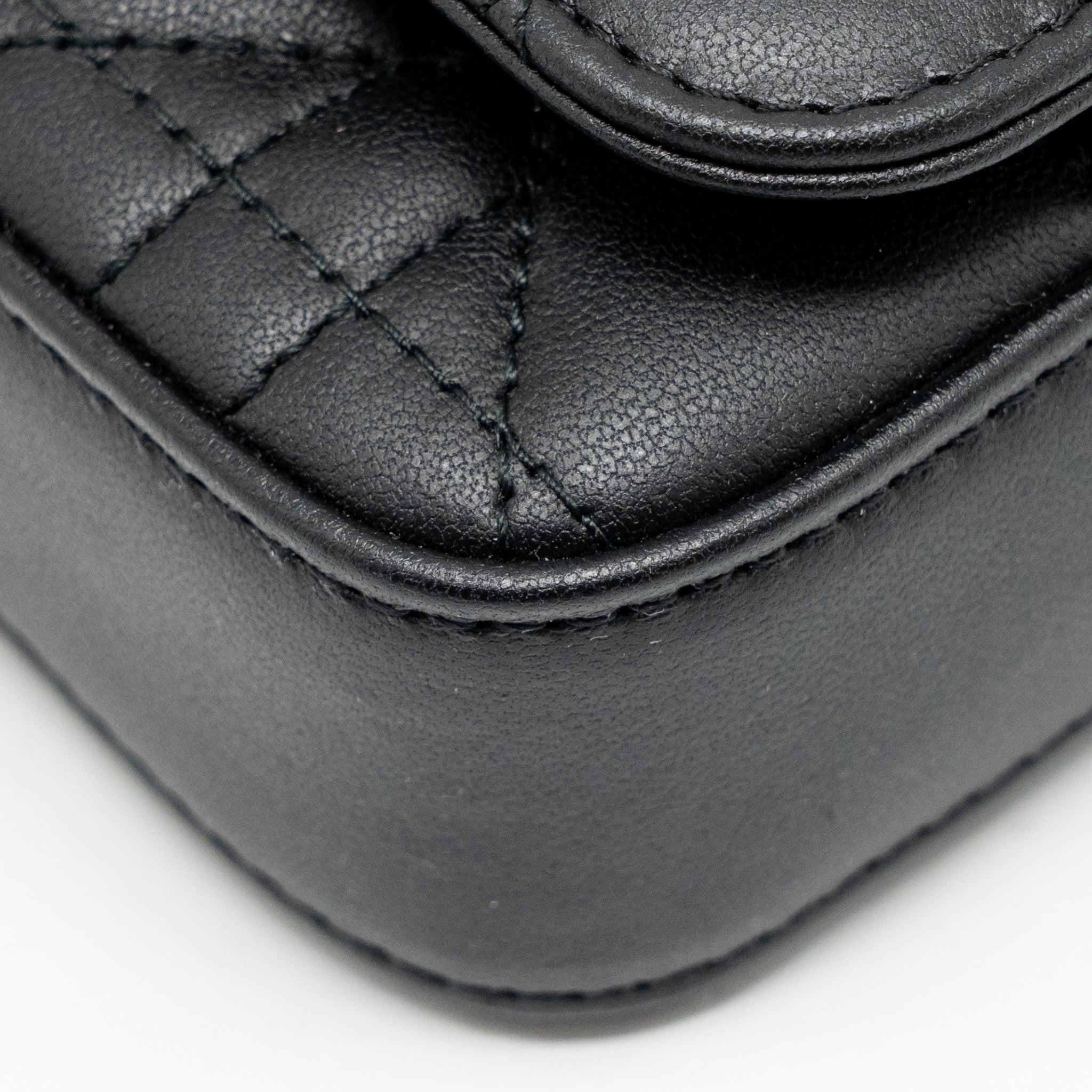 DIOR MY DIOR - DIOR TALK PHONE POUCH LAMBSKIN BLACK LGHW