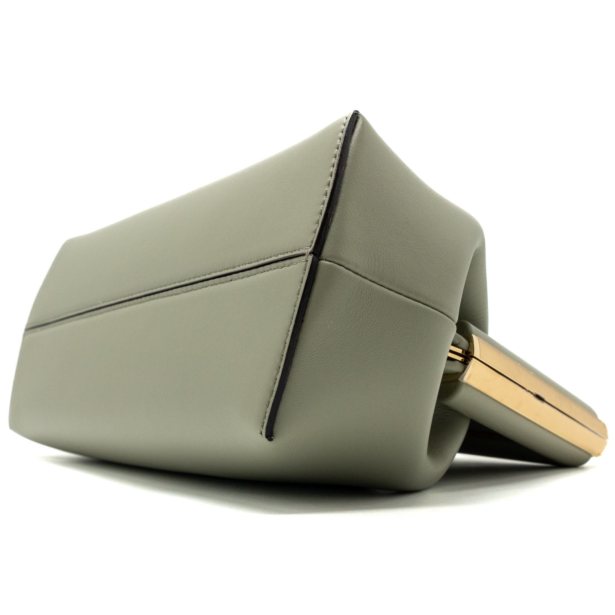 FENDI FENDI FIRST MIDI NAPPA LIGHT GREEN GHW