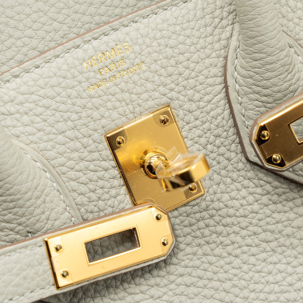 HERMES BIRKIN 25 TOGO GRIS PERLE GHW