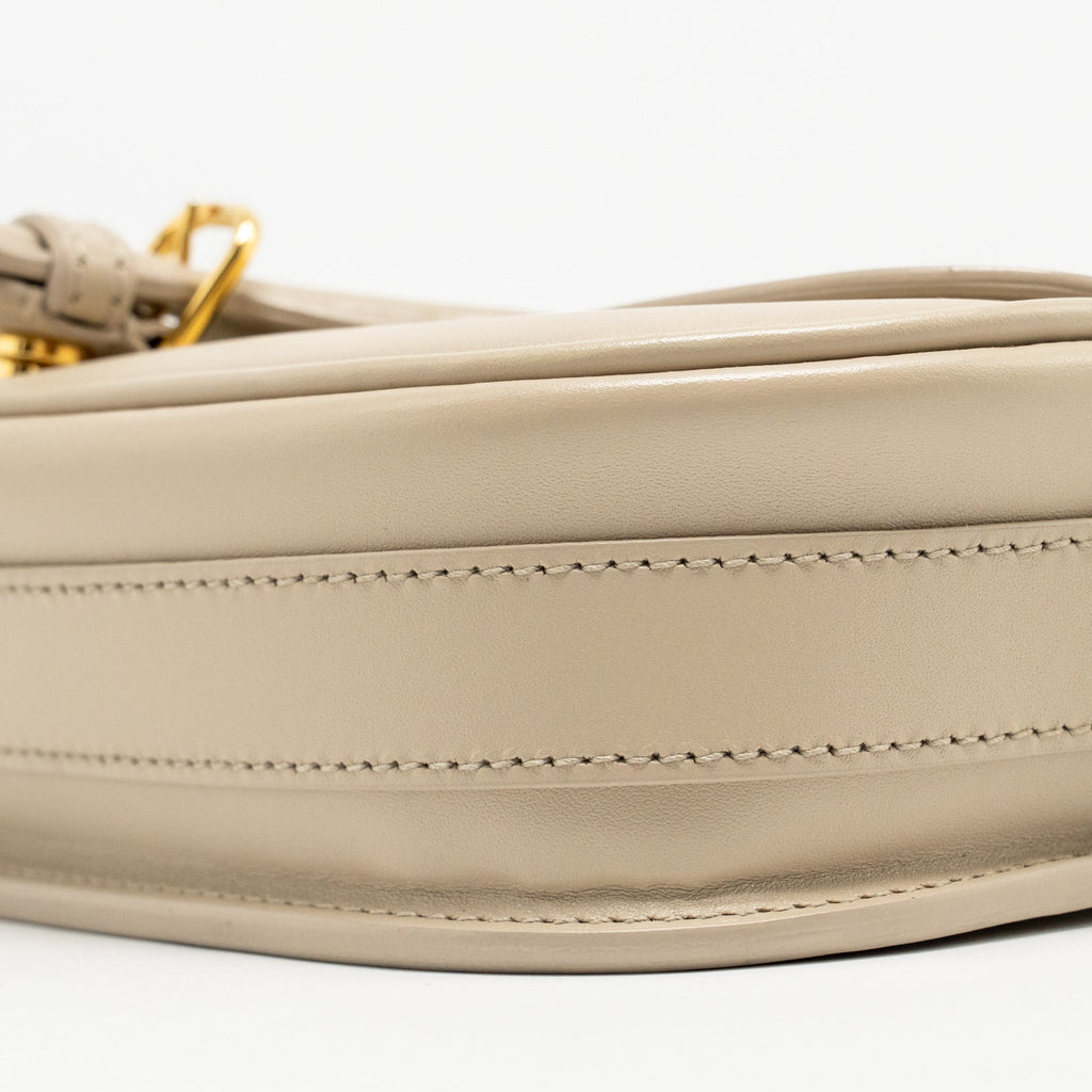 DIOR BOBBY EAST-WEST BAG CALFSKIN LIGHT BEIGE GHW