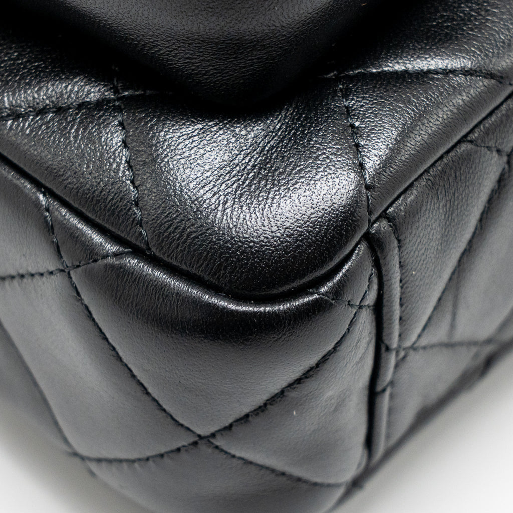 CHANEL 25C CAMERA BAG LAMBSKIN BLACK LGHW (MICROCHIP)
