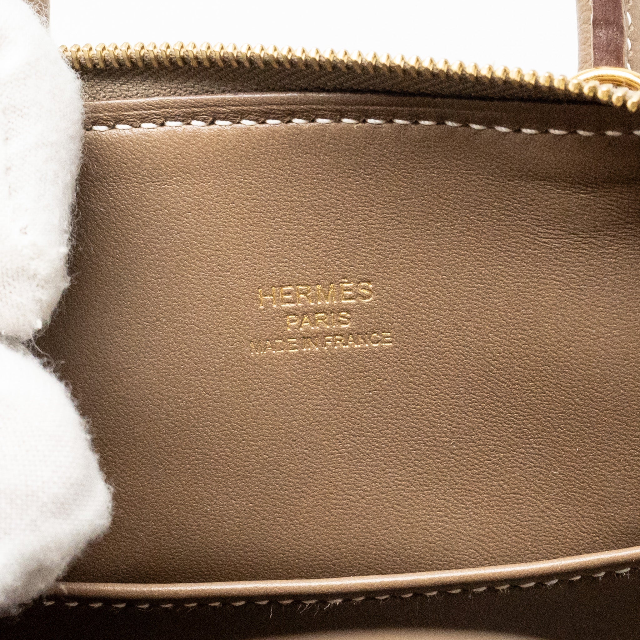 HERMES MINI BOLIDE EVERCOLOR ETOUPE GHW