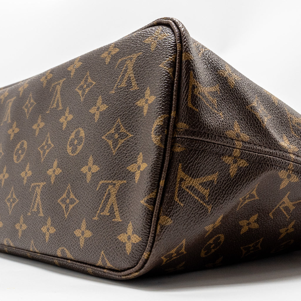 LOUIS VUITTON NEVERFULL MM MONOGRAM CANVAS GHW