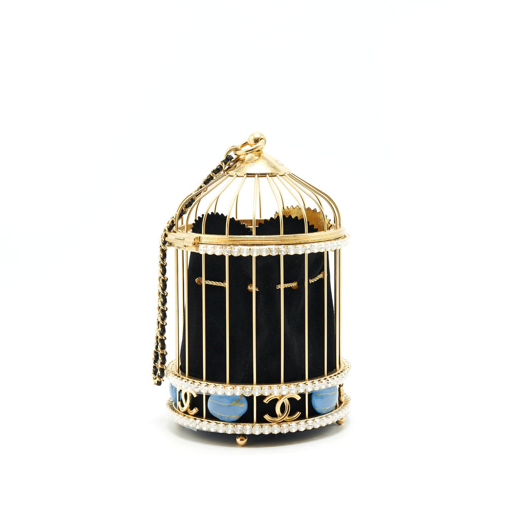 CHANEL BIRD CAGE BAG RUNWAY EVENING BAG