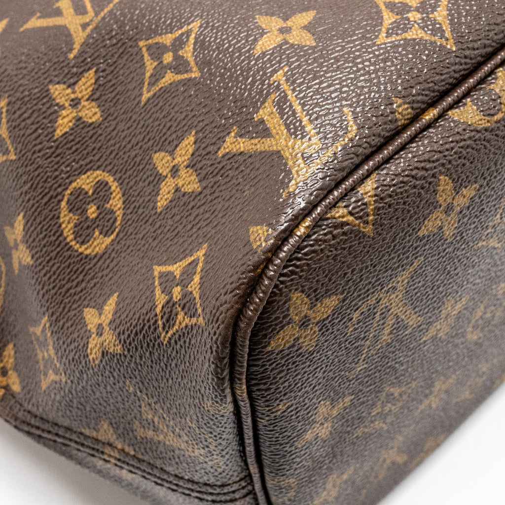 LOUIS VUITTON NEVERFULL MM MONOGRAM CANVAS GHW
