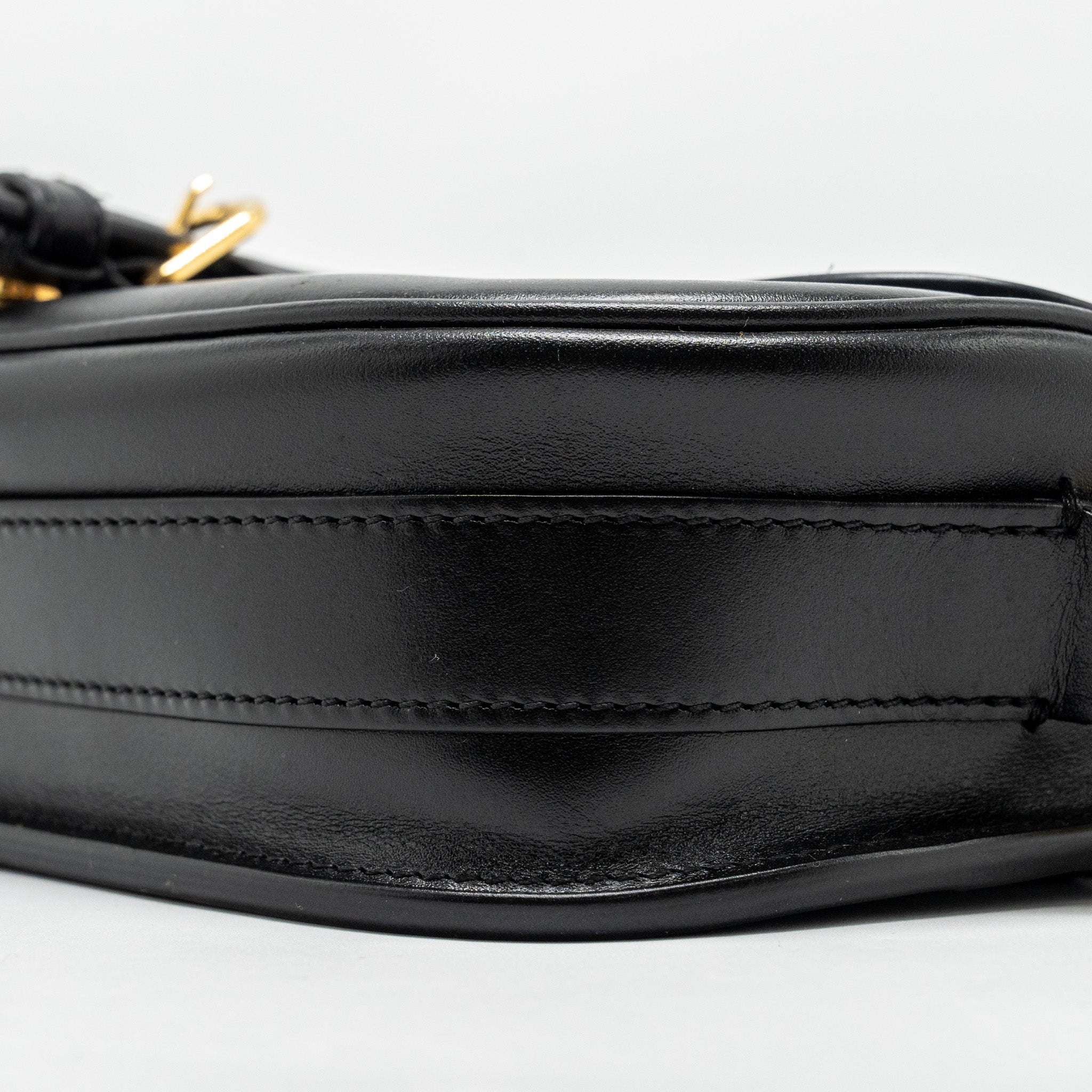 DIOR BOBBY EAST-WEST BAG BOX CALFSKIN BLACK GHW