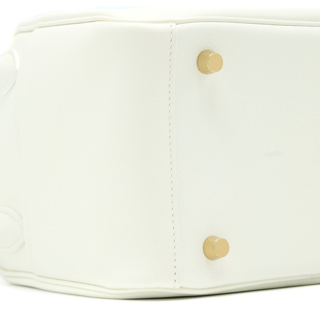 HERMES LINDY 26 EVERCOLOR BLANC GHW