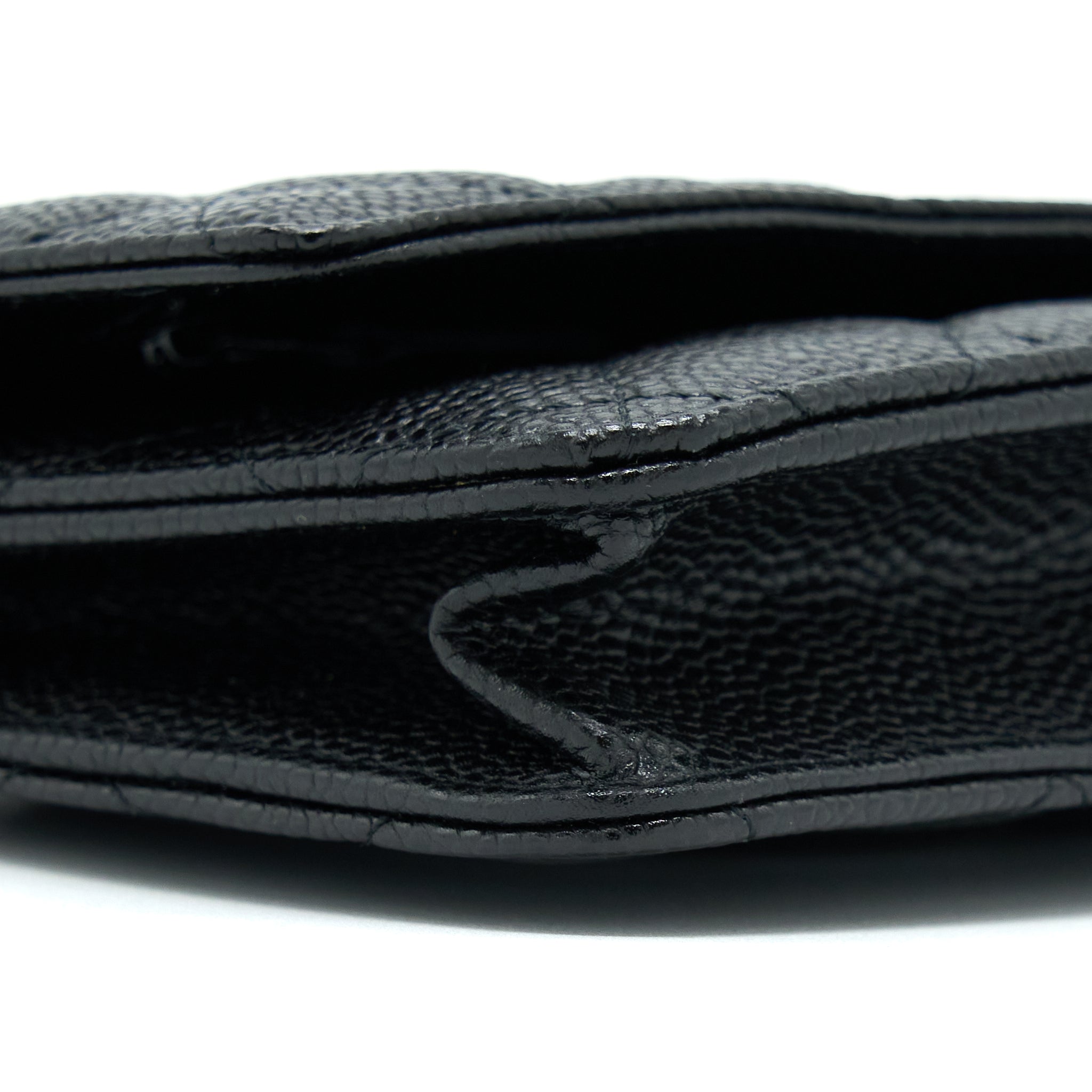 CHANEL CLASSIC WALLET ON CHAIN CAVIAR BLACK SHW