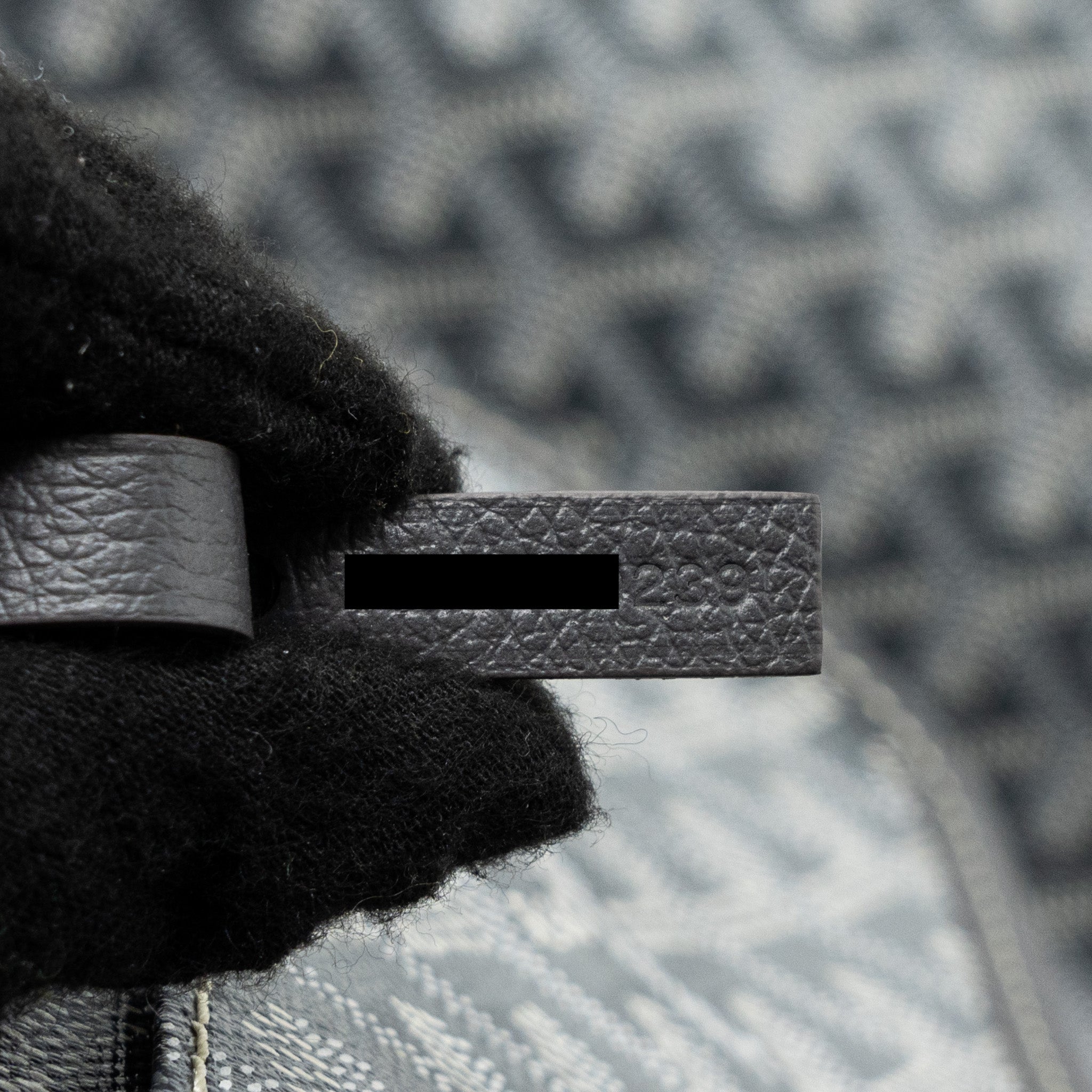 GOYARD SAINT LOUIS PM TOTE BAG CANVAS/ CALFSKIN GREY SHW
