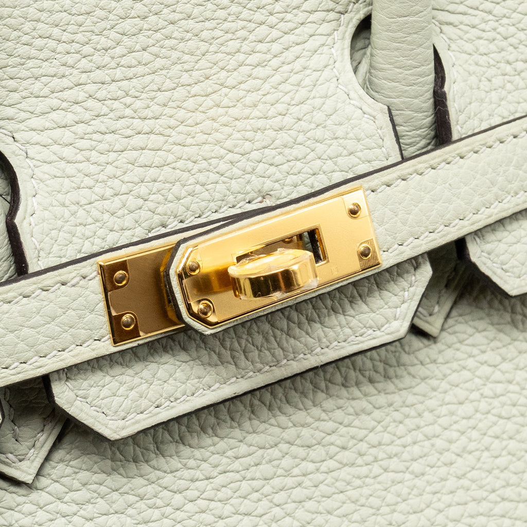 HERMES BIRKIN 25 TOGO GRIS NEVE GHW