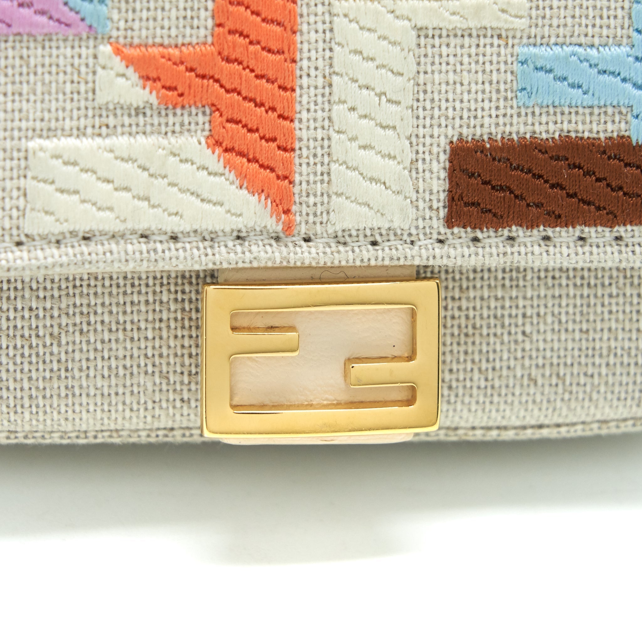 FENDI NANO BAGUETTE CHARM / CROSSBODY BAG