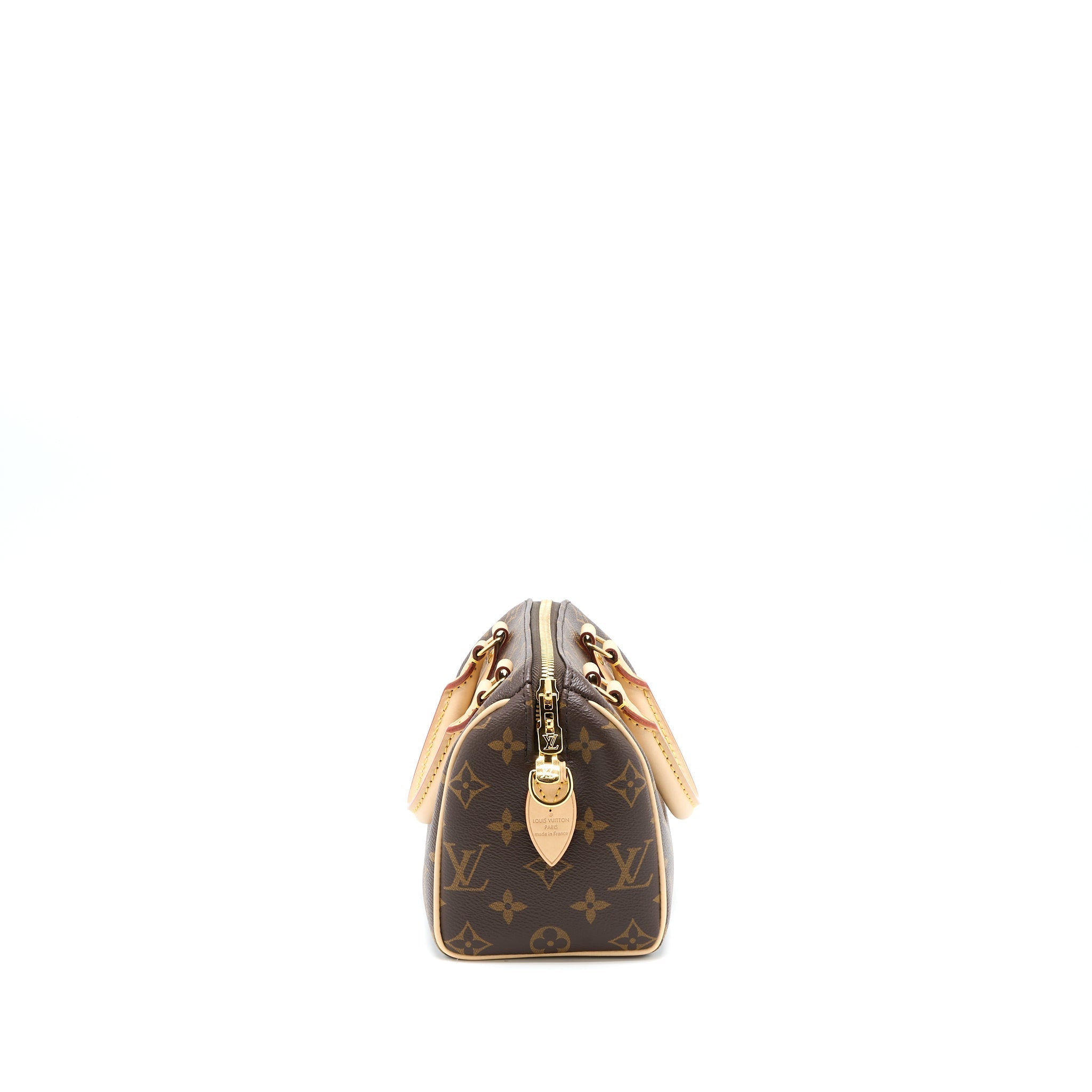 LOUIS VUITTON SPEEDY BANDOULIERE 20 MONOGRAM CANVAS BLACK STRAP GHW (NEW VERSION)