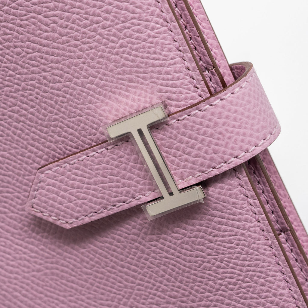 HERMES BEARN WALLET EPSOM MAUVE SYLVESTRE SHW