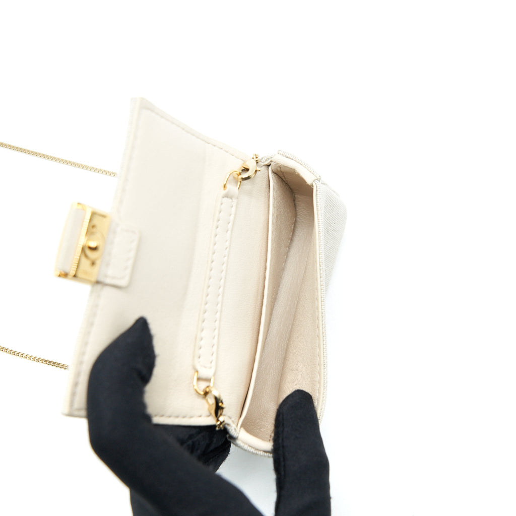 FENDI NANO BAGUETTE CHARM / CROSSBODY BAG