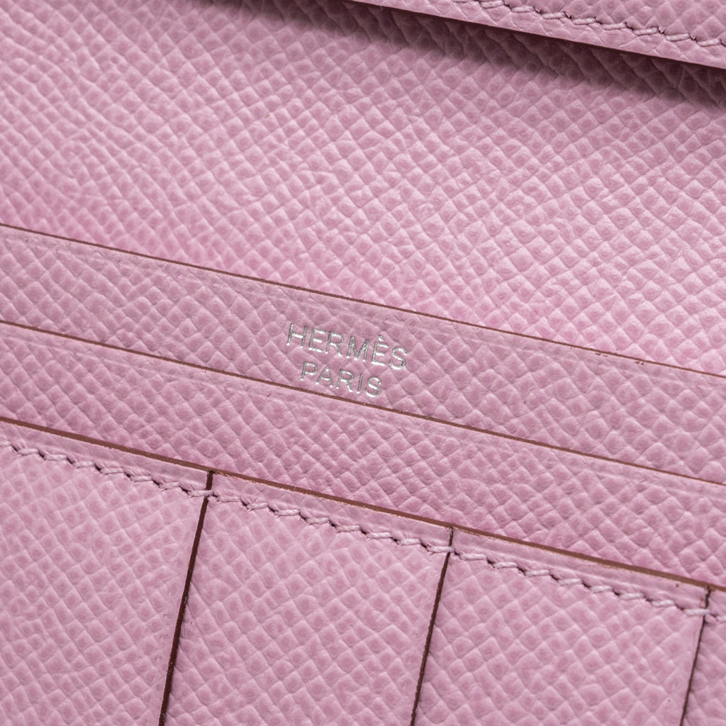 HERMES BEARN WALLET EPSOM MAUVE SYLVESTRE SHW
