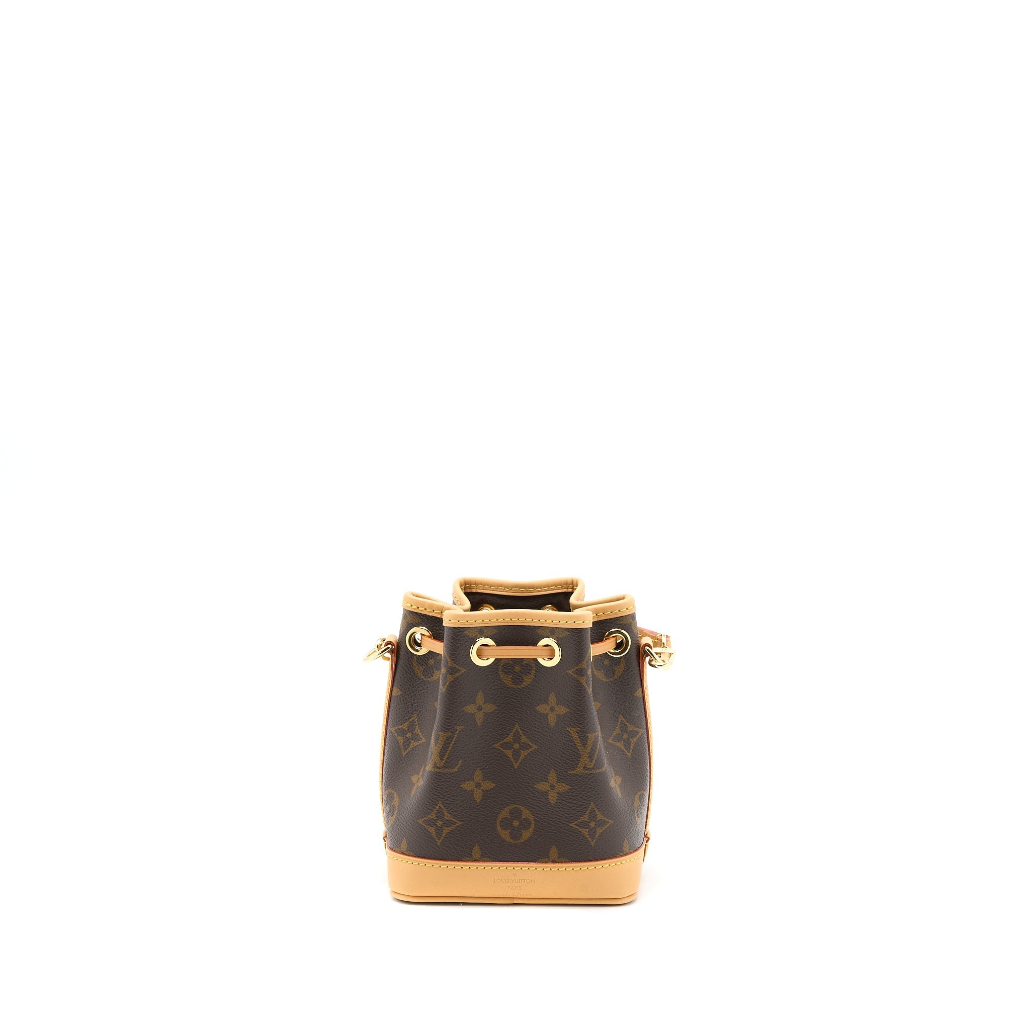 LOUIS VUITTON NANO NOE MONOGRAM CANVAS GHW