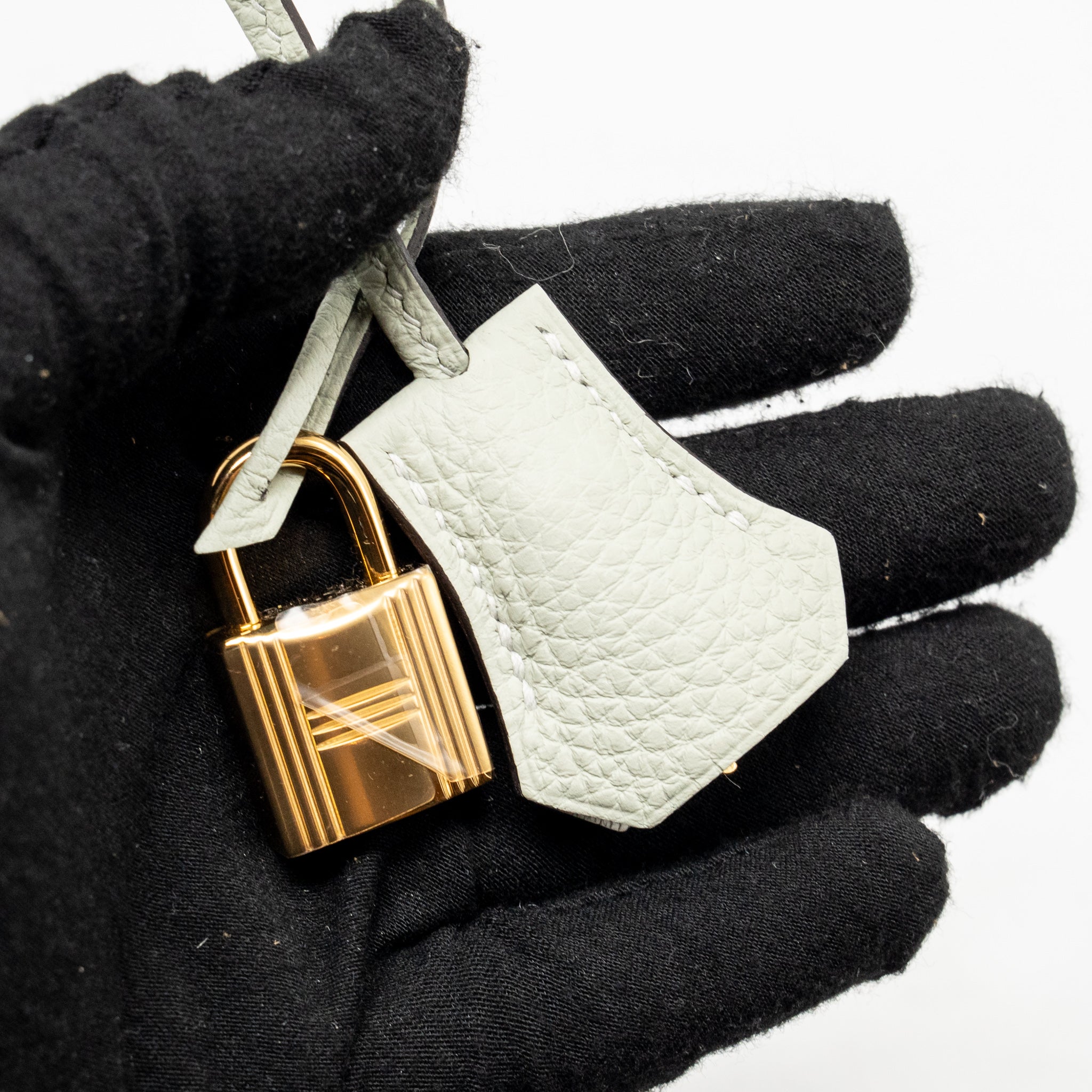 HERMES BIRKIN 25 TOGO GRIS NEVE GHW