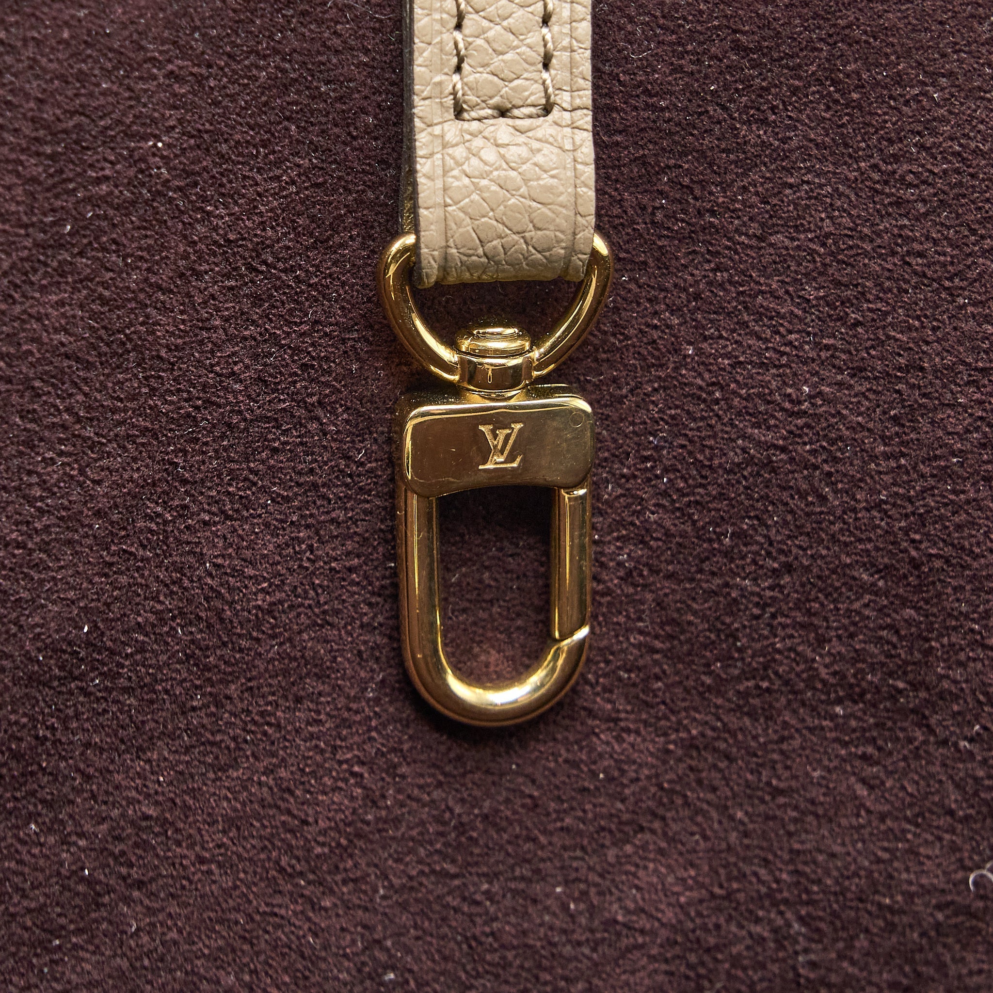 LOUIS VUITTON NEVERFULL MM MONOGRAM EMPREINTE TOURTERELLE GHW (NEW VERSION)