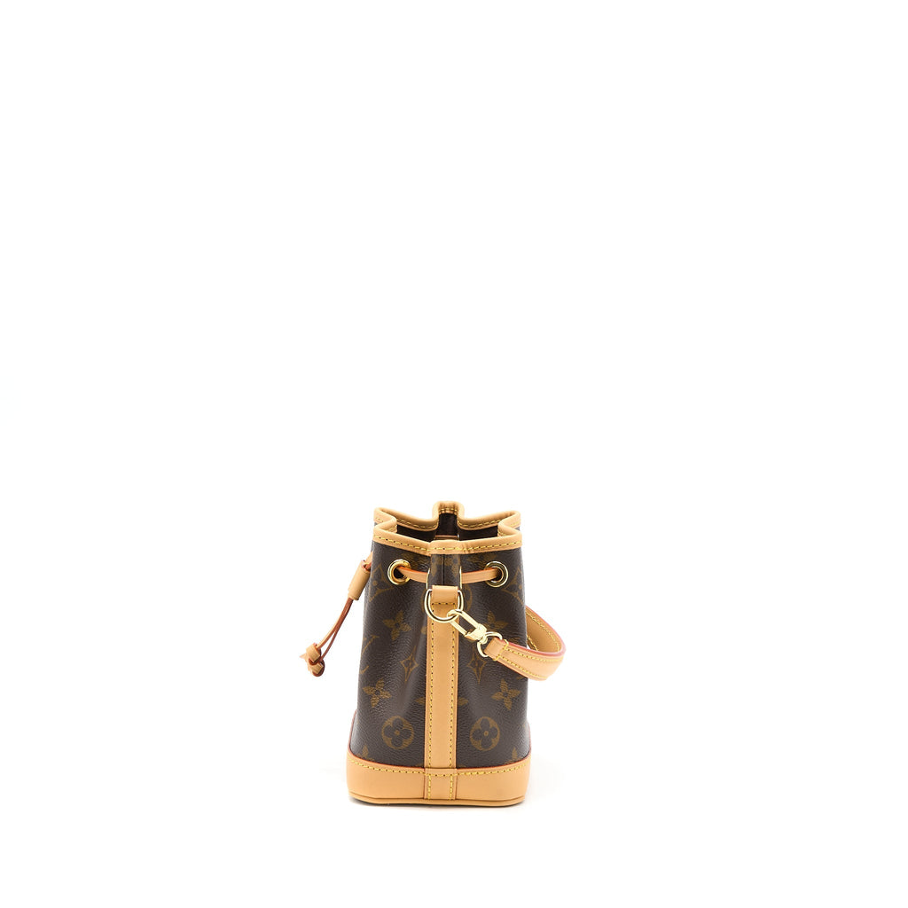 LOUIS VUITTON NANO NOE MONOGRAM CANVAS GHW