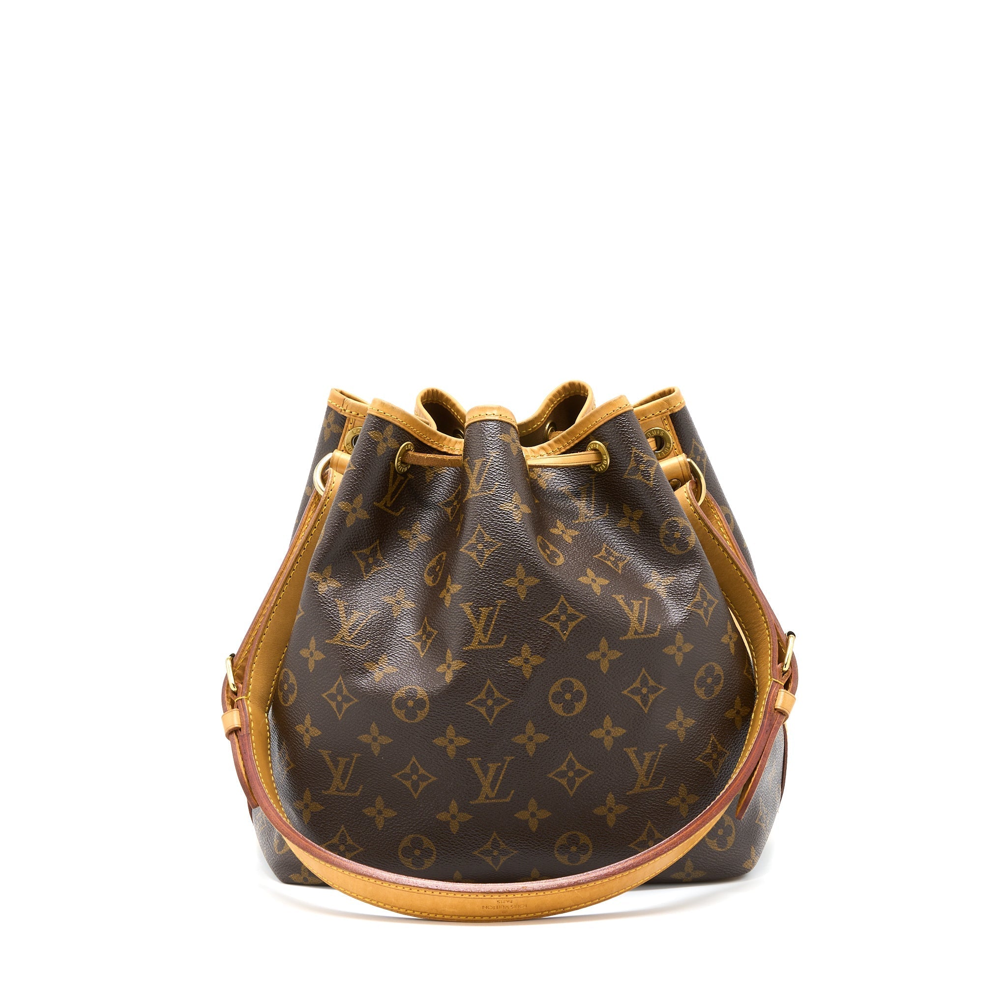 LOUIS VUITTON PETIT NOE MONOGRAM CANVAS GHW