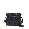LOEWE FLAMENCO MEDIUM CLUTCH BAG BLACK NAPPA CALFSKIN GHW