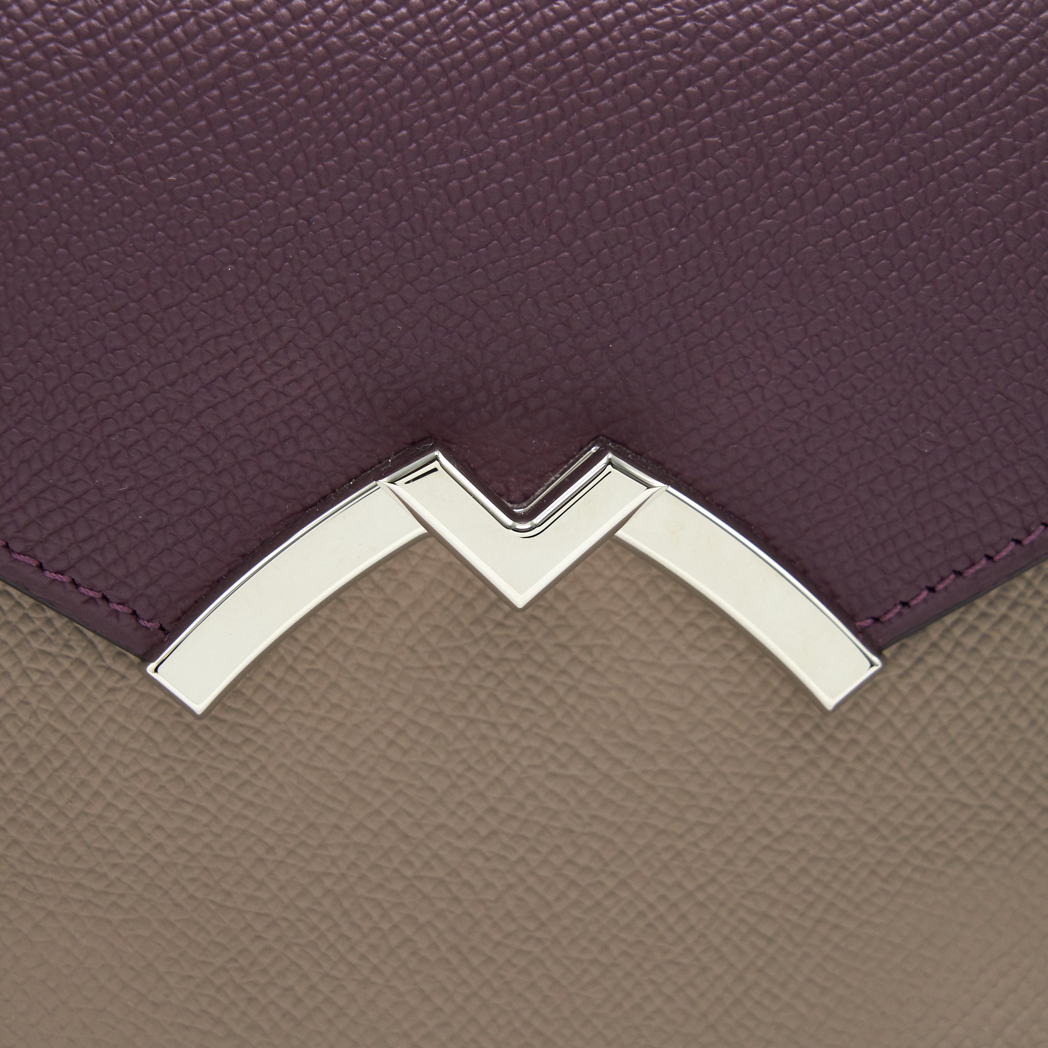 MOYNAT GABRIELLE PM IN PURPLE AND BEIGE SHW