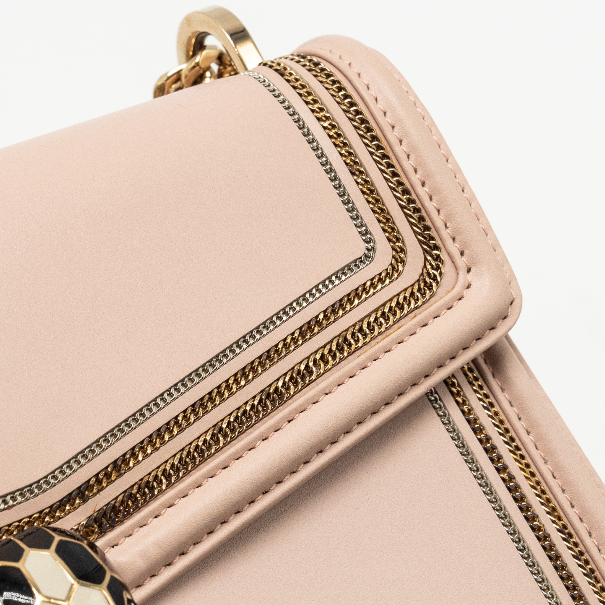 BVLGARI SERPENTI FOREVER SHOULDER BAG LIMITED EDITION PINK GHW