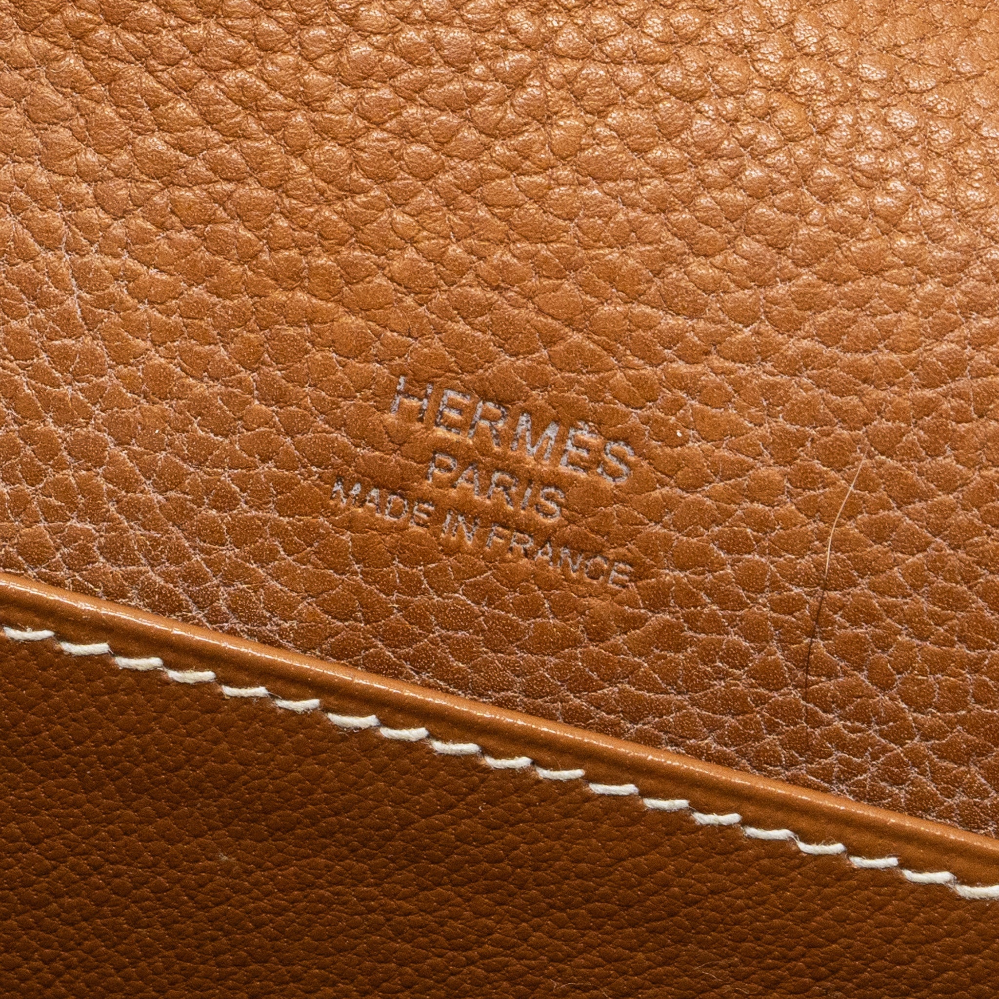 HERMES MINI ROULIS BARENIA FAUBOURG 34 FAUVE LGHW