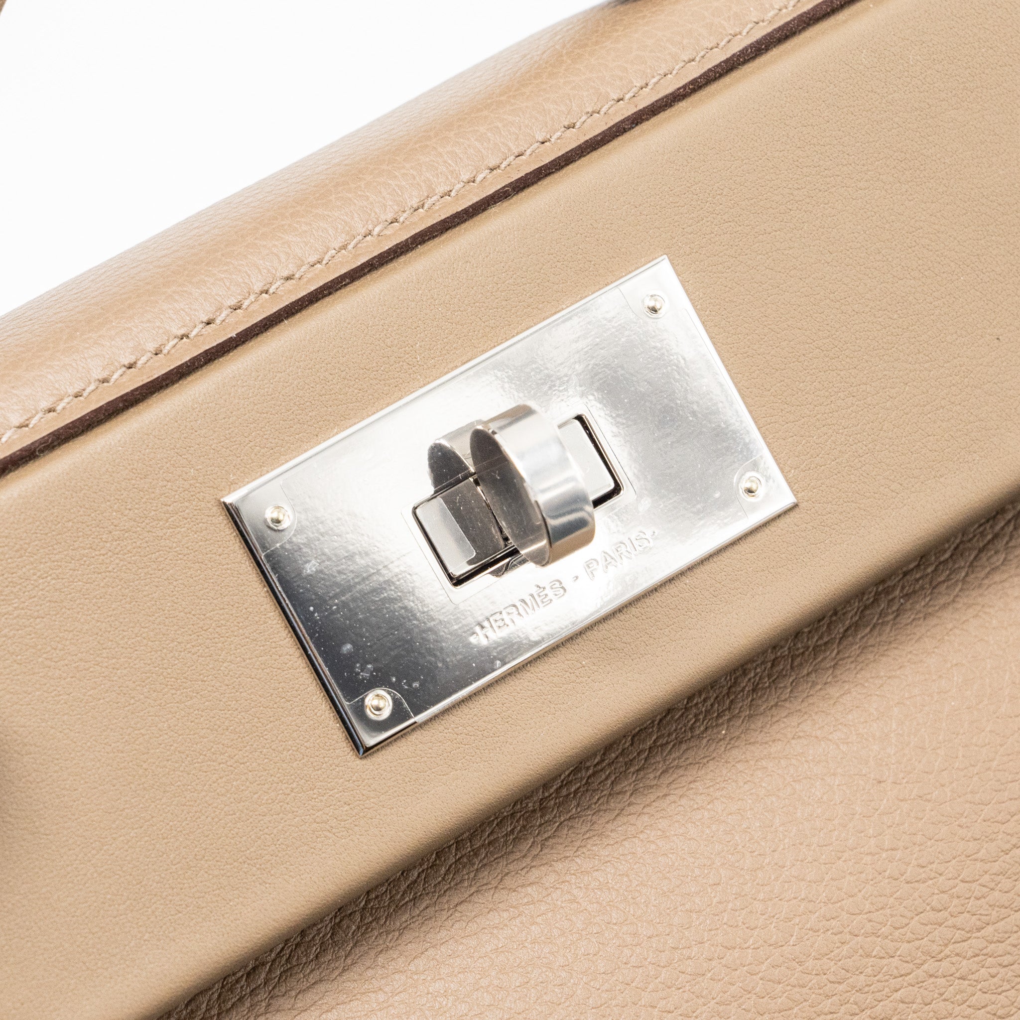 HERMES MINI 24/24 2424-21 BAG EVERCOLOR ETOUPE SHW