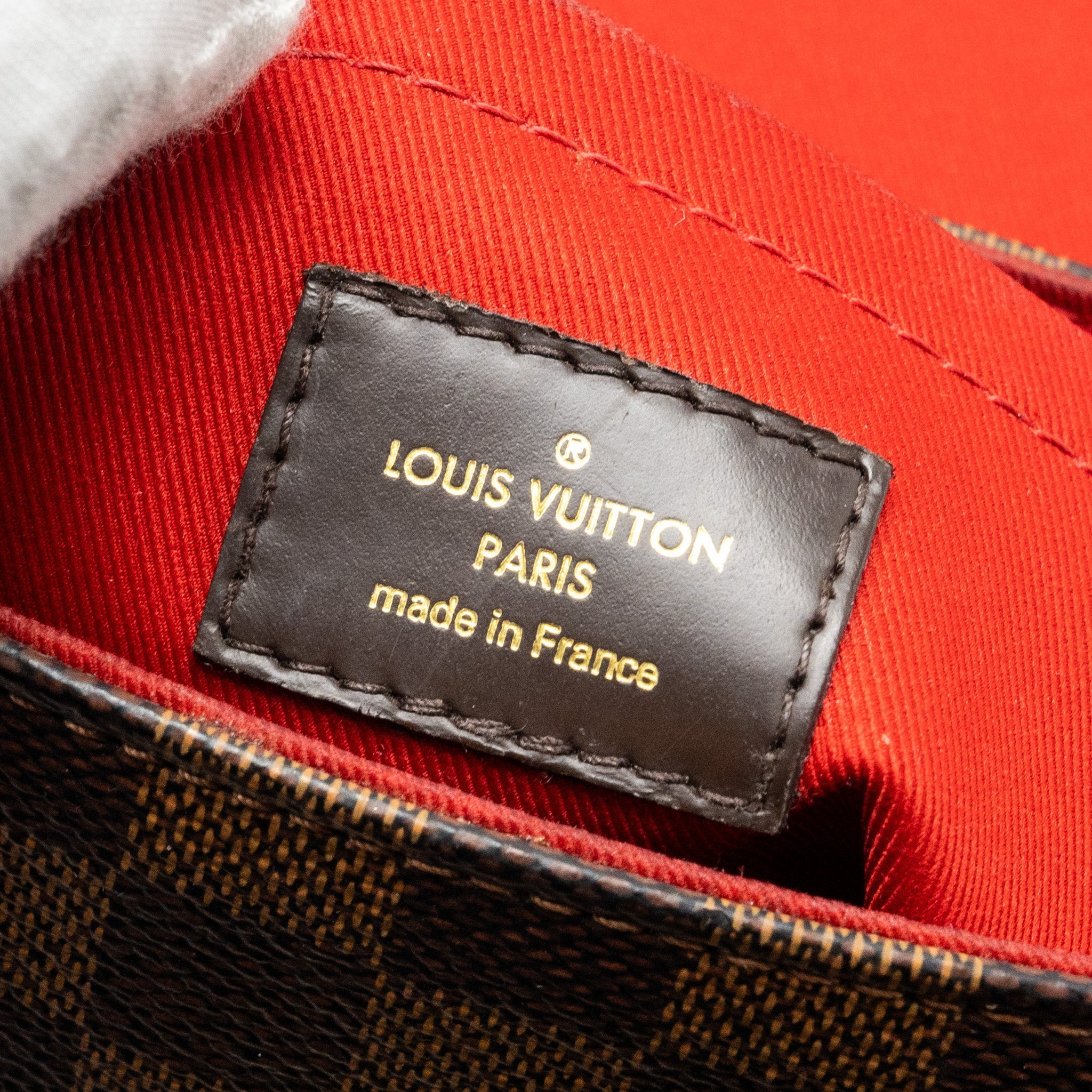 LOUIS VUITTON CROISETTE DAMIER EBENE GHW