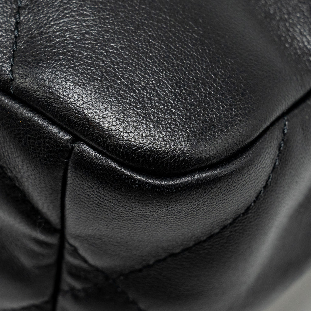 CHANEL SMALL 19 BAG LAMBSKIN BLACK MULTICOLOR HARDWARE