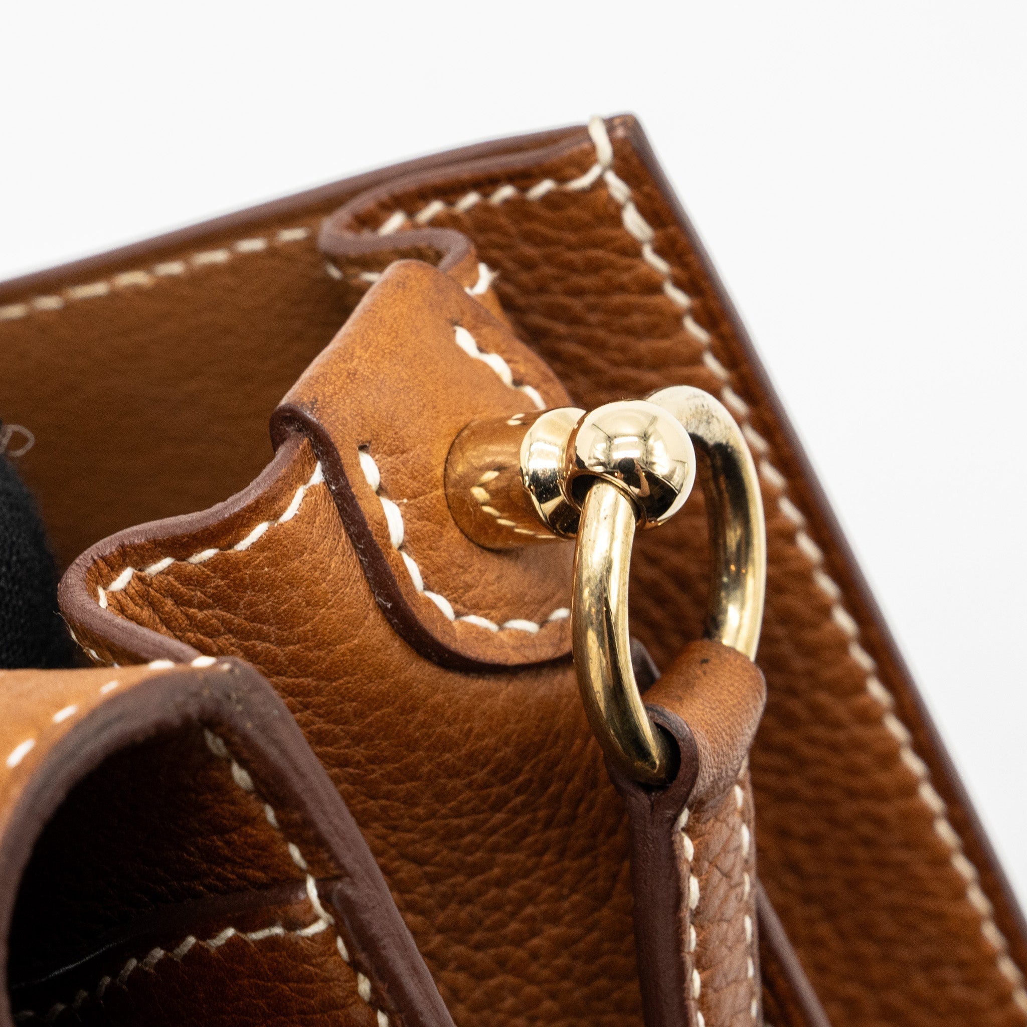 HERMES MINI ROULIS BARENIA FAUBOURG 34 FAUVE LGHW