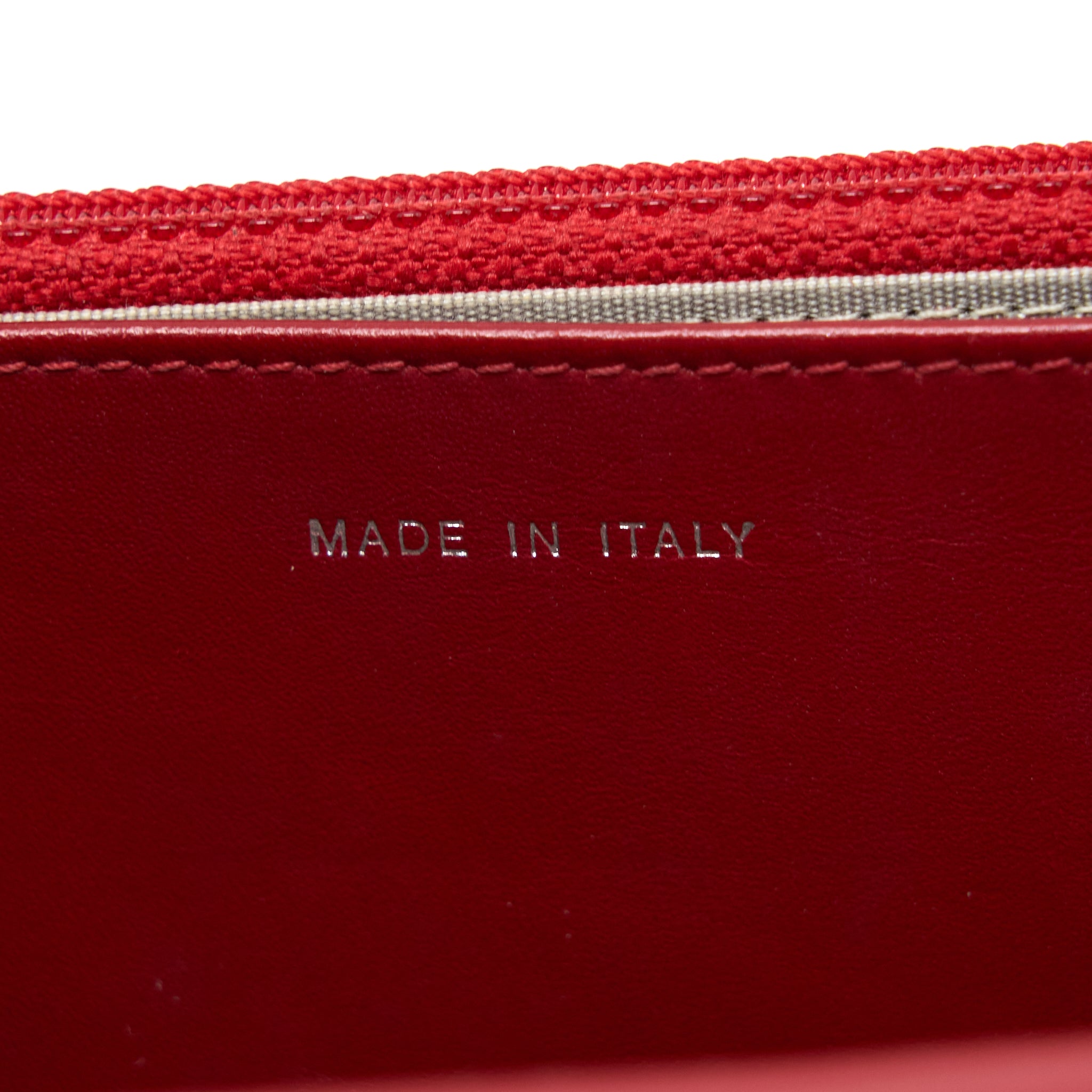 CHANEL WALLET ON CHAIN PATENT RED SHW