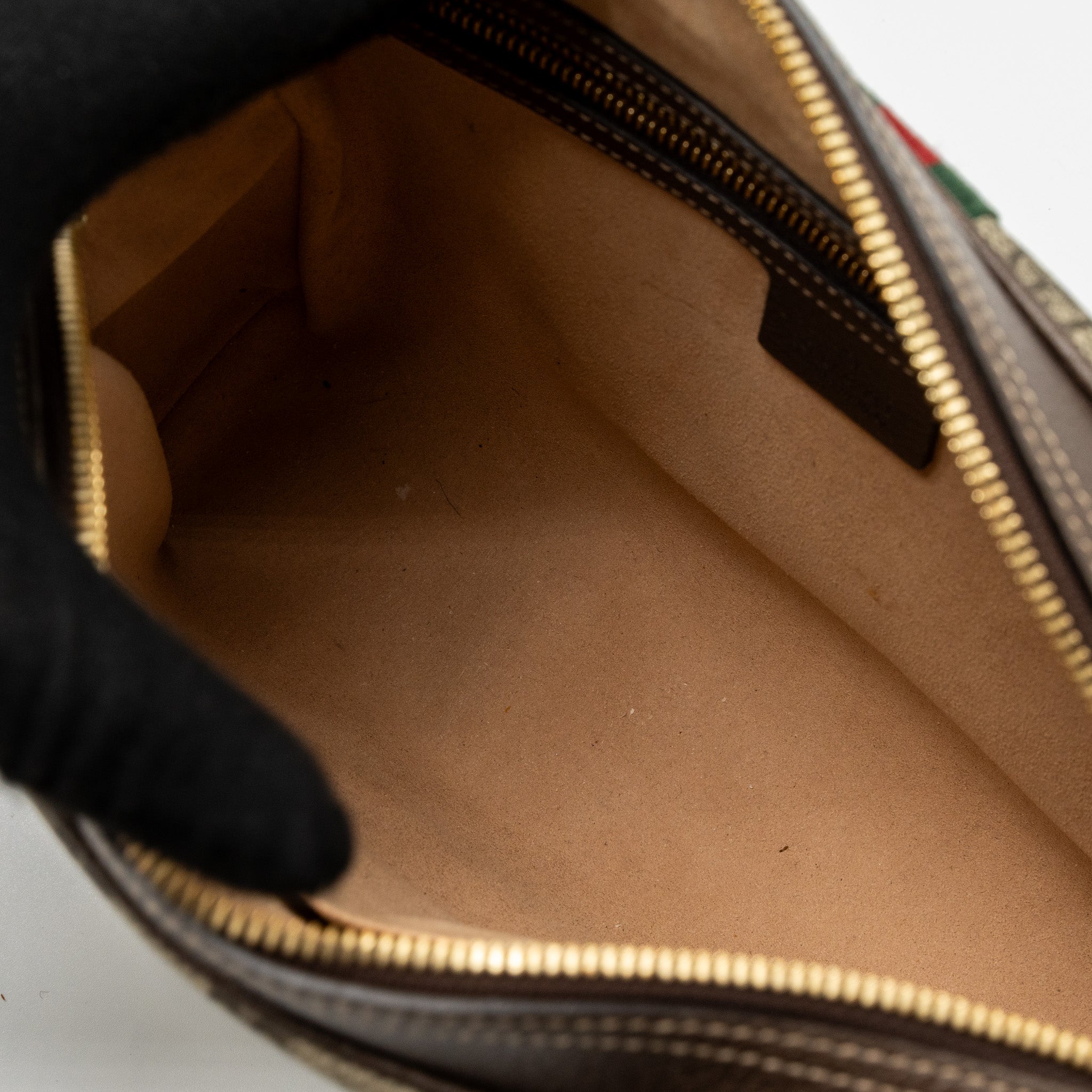 GUCCI OPHIDIA SHOULDER BAG GG SUPREME CANVAS GHW