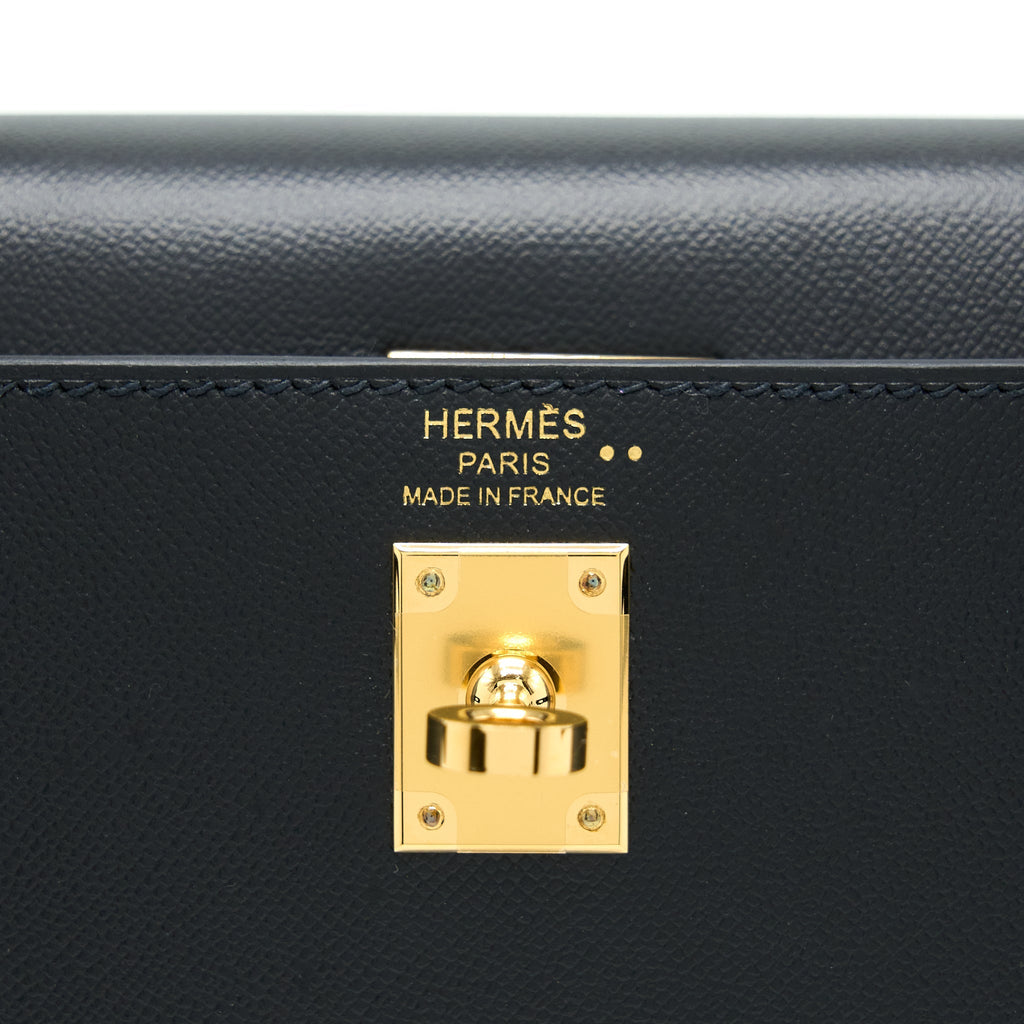 HERMES KELLY 25 SELLIER TOUCH MADAME / CROCODILE BLACK GHW