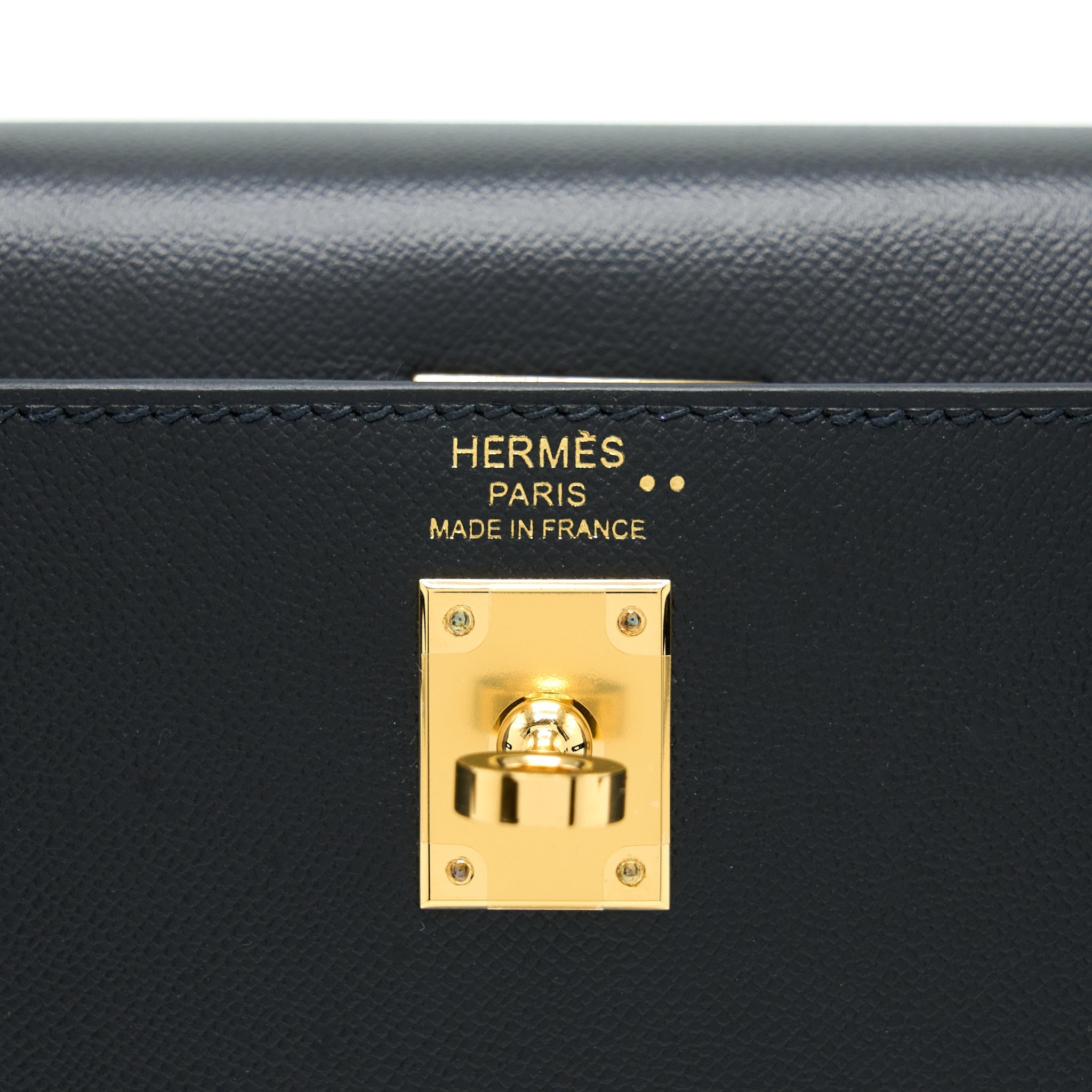 HERMES KELLY 25 SELLIER TOUCH MADAME / CROCODILE BLACK GHW
