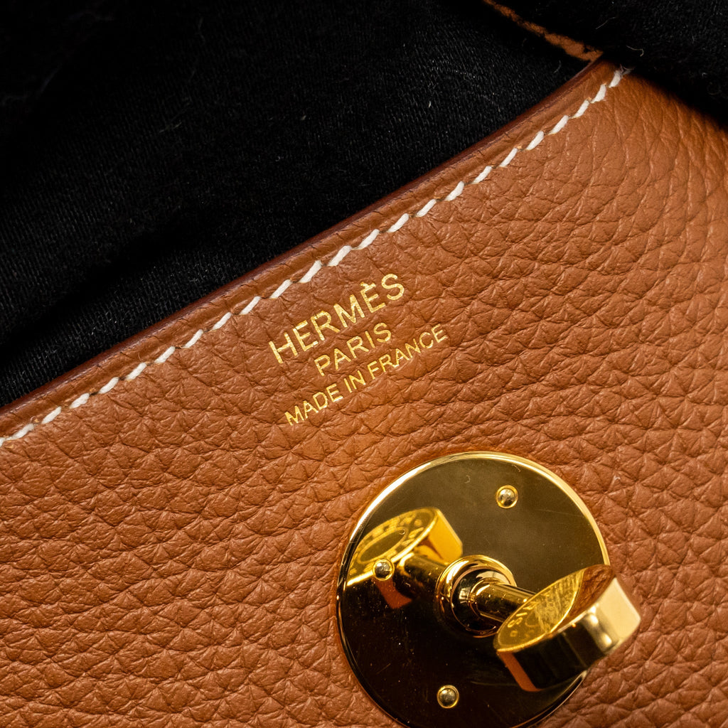 HERMES LINDY 26 CLEMENCE GOLD GHW