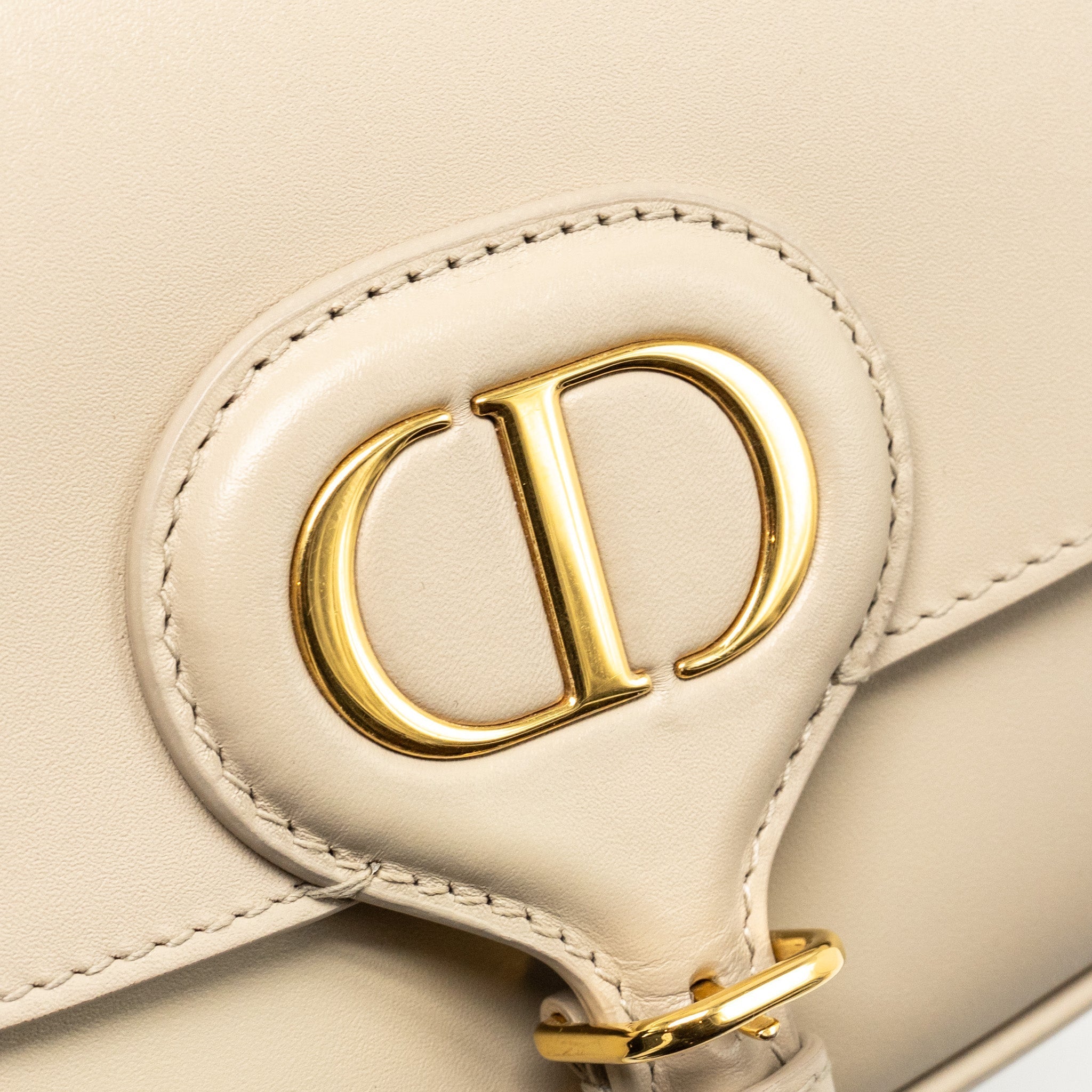 DIOR BOBBY EAST-WEST BAG CALFSKIN LIGHT BEIGE GHW