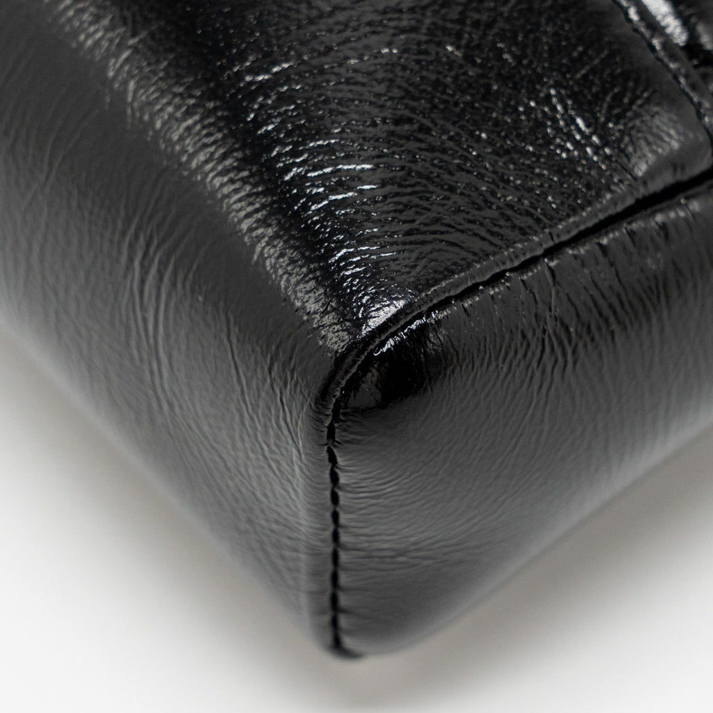 CHANEL MINI 31 BAG SHINY LAMBSKIN BLACK LGHW (MICROCHIP)