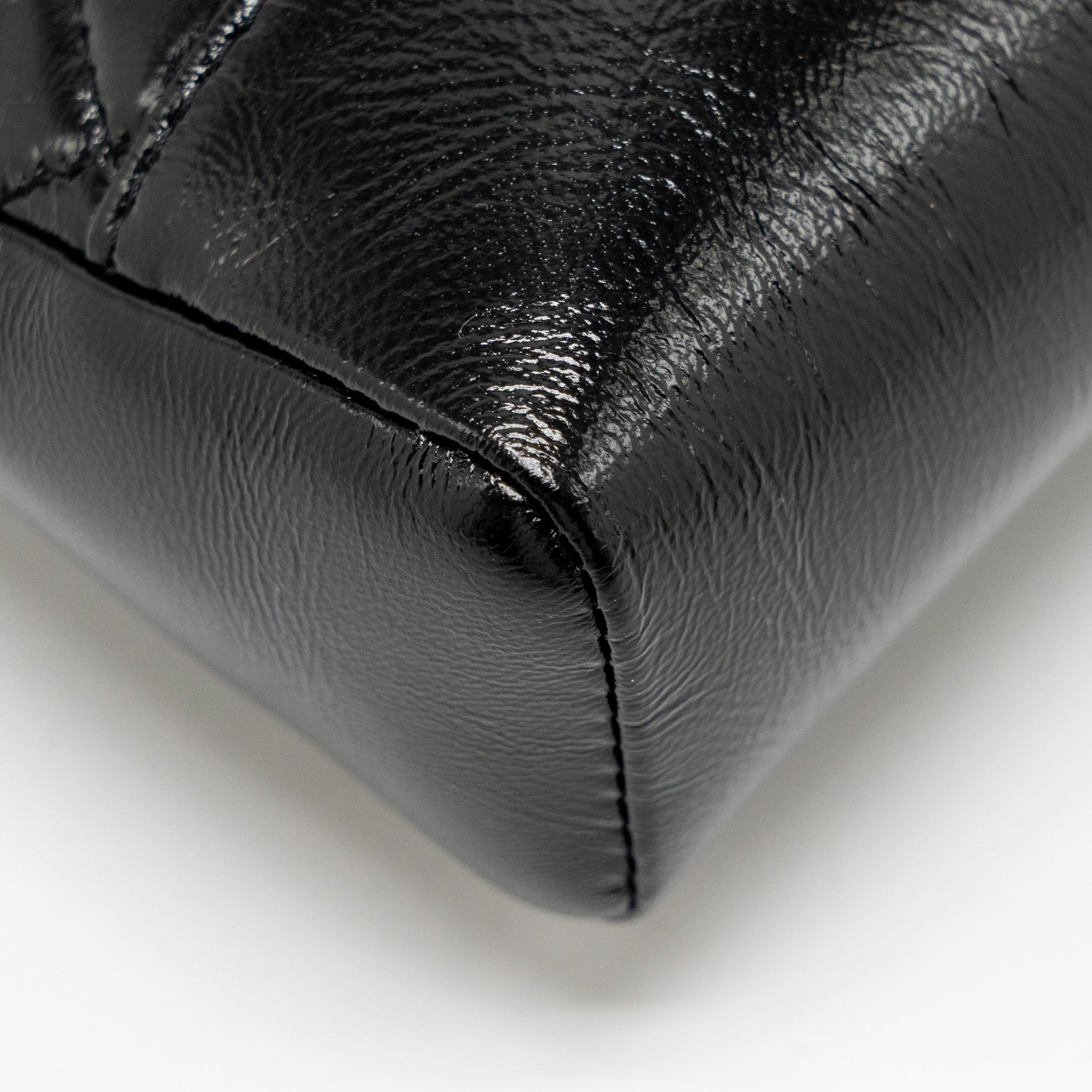 CHANEL MINI 31 BAG SHINY LAMBSKIN BLACK LGHW (MICROCHIP)