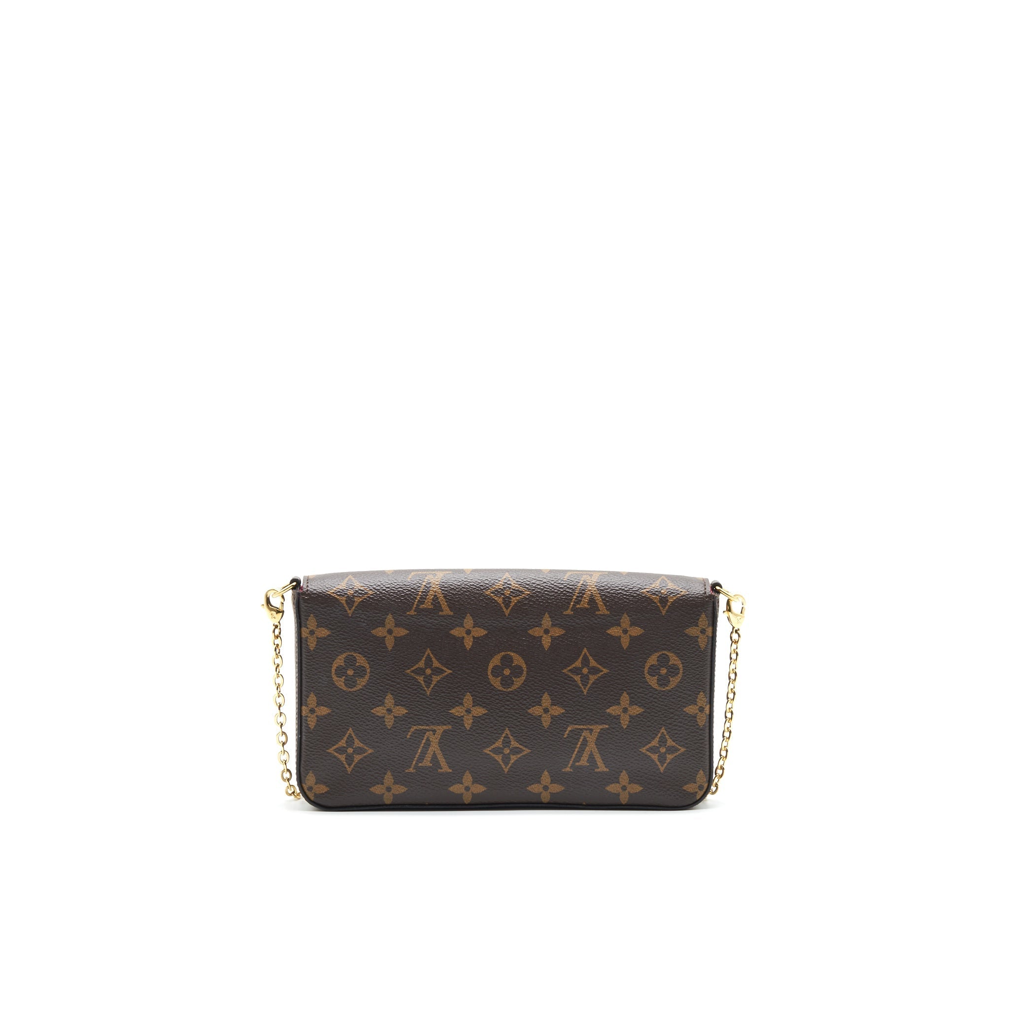 LOUIS VUITTON FELICIE POCHETTE (ZIPPED POCKET LOST)