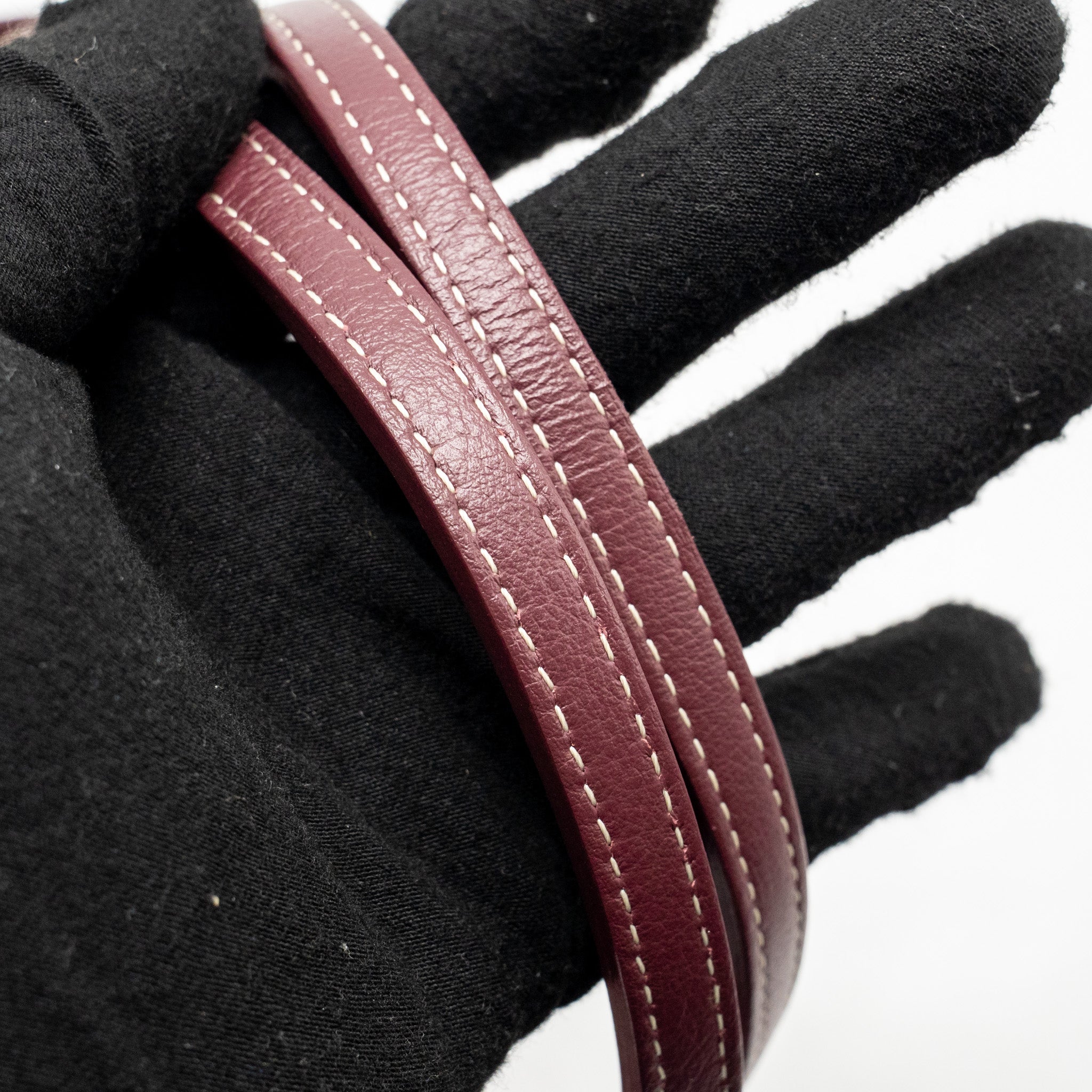 GOYARD MINI ANJOU TOTE BAG GOYARDINE CANVAS BORDEAUX SHW