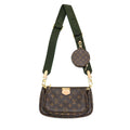 LOUIS VUITTON MULTI POCHETTE ACCESSORIES MONOGRAM CANVAS KHAKI STRAP GHW (NEW VERSION)