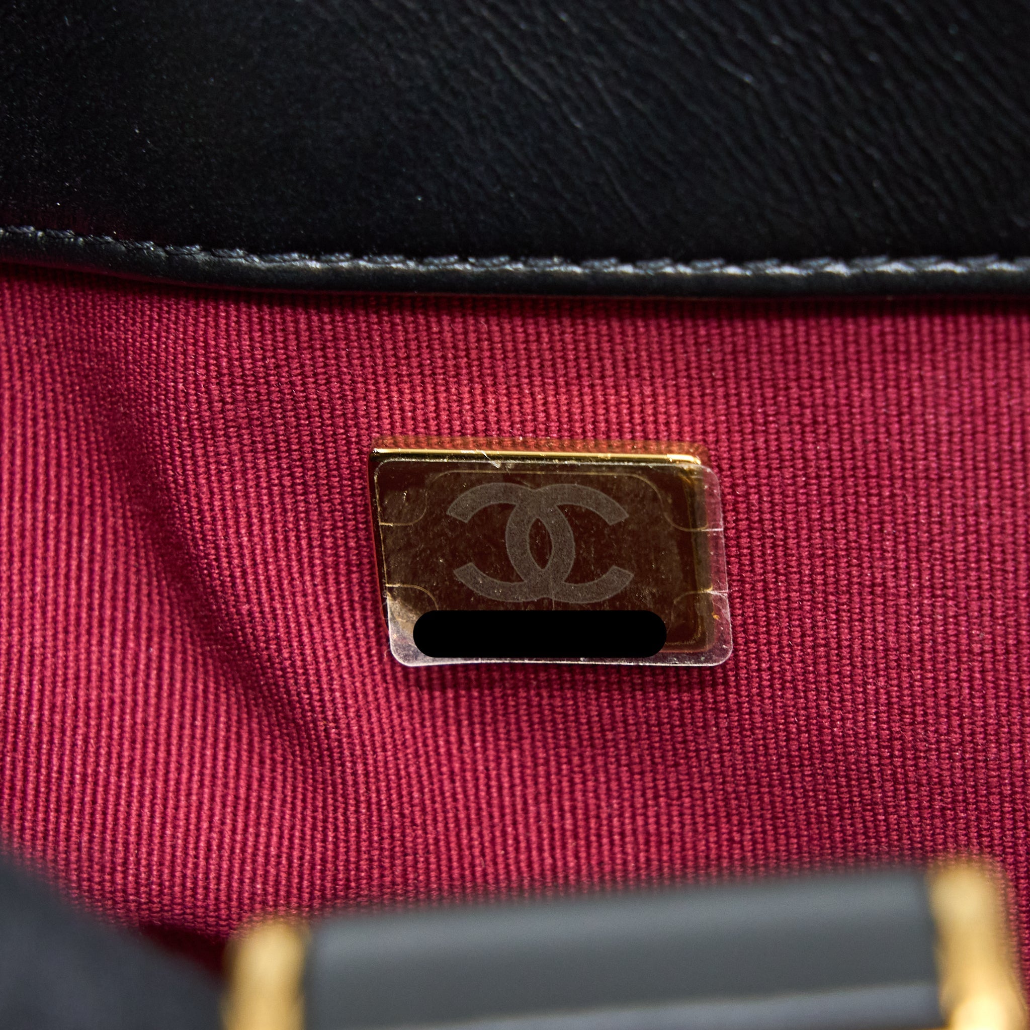CHANEL QUILTED HOBO CROSSBODY BAG LAMBSKIN BLACK BRUSHED GHW (MICROCHIP)